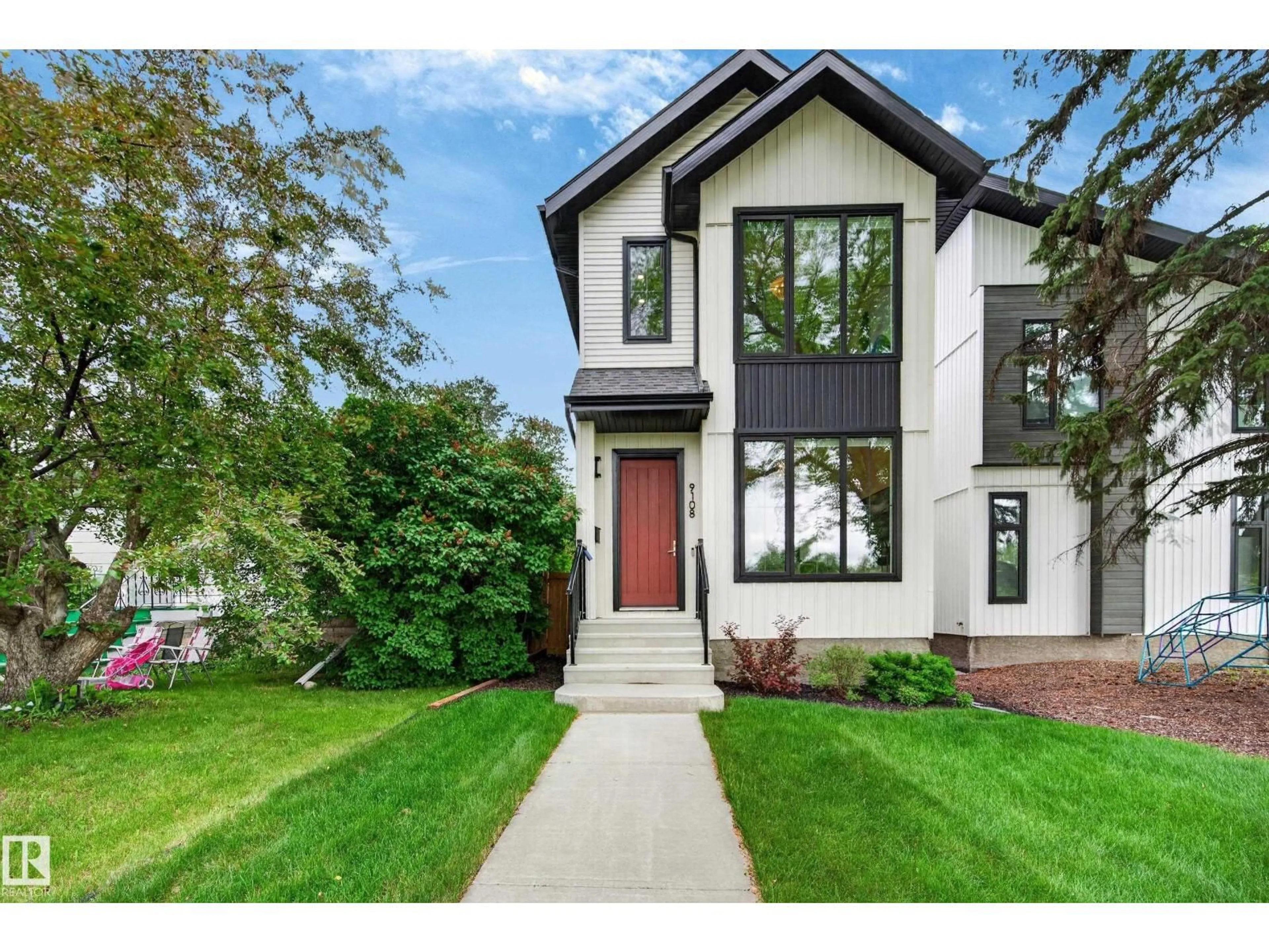 Home with brick exterior material, street for 9108 64 AV, Edmonton Alberta T6E0H7
