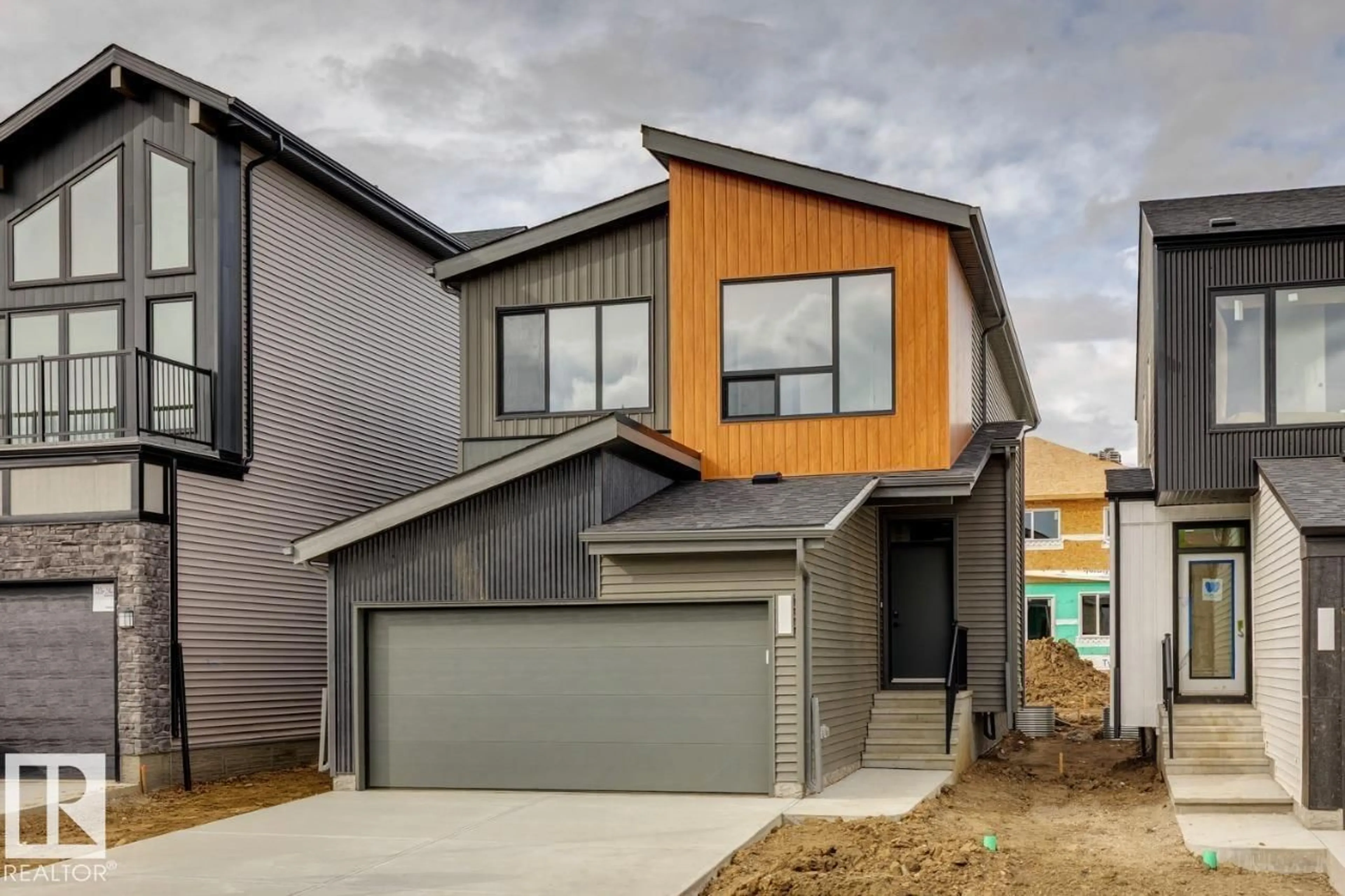 Home with vinyl exterior material, street for 202 STETSON LO, Ardrossan Alberta T8E2E4
