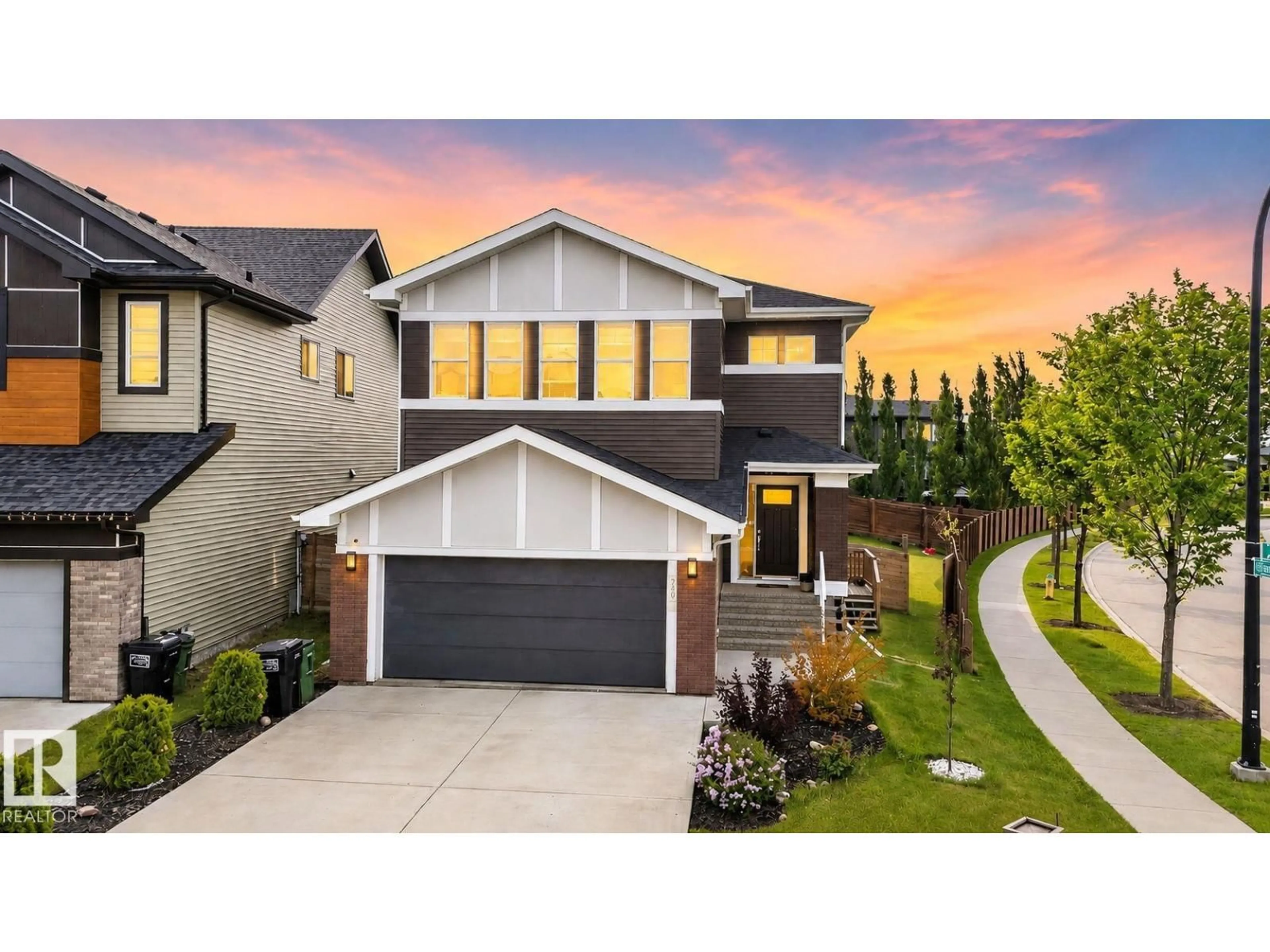 Home with brick exterior material, street for SW - 704 39 ST, Edmonton Alberta T6X2E9