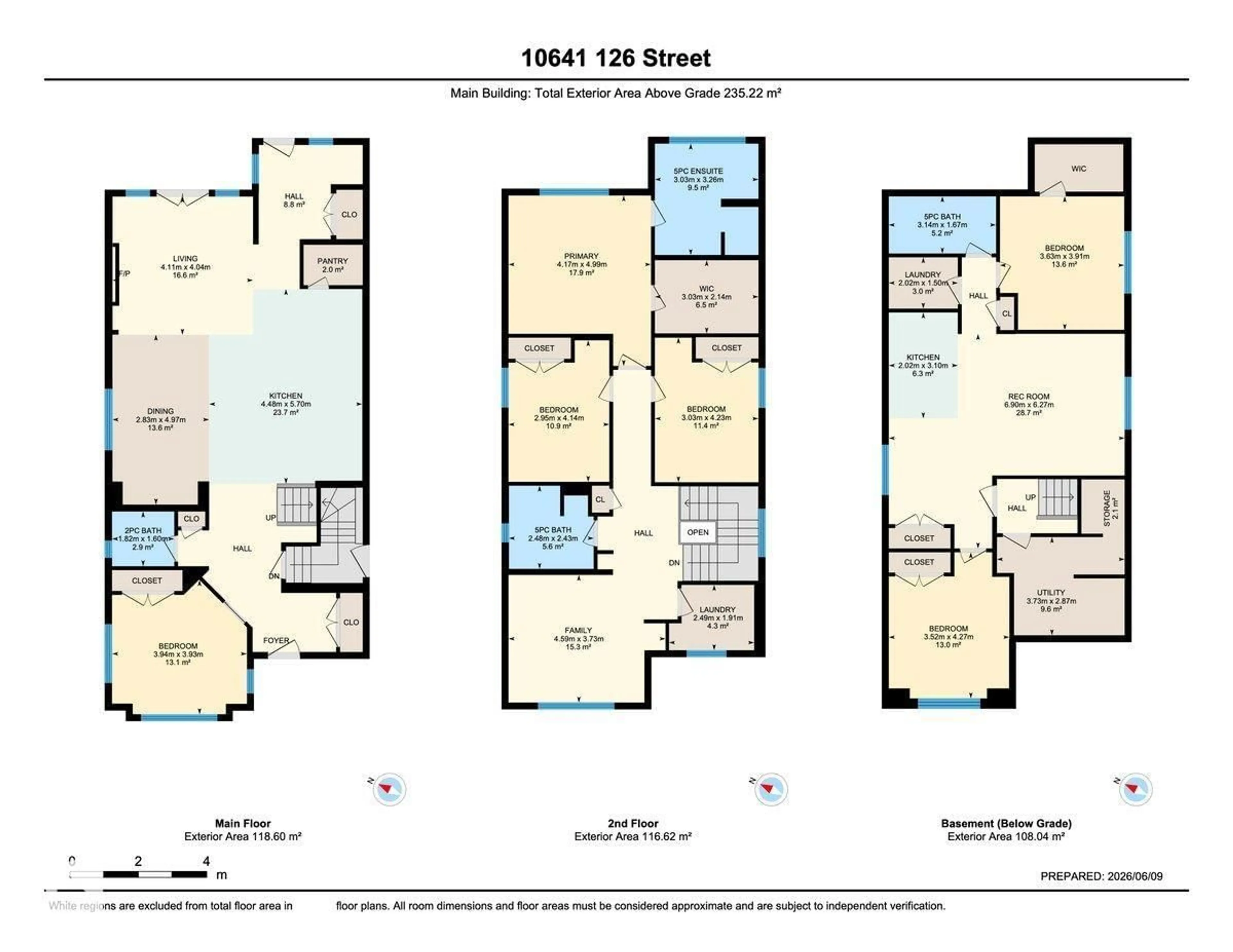 Floor plan for NW - 10641 126 ST, Edmonton Alberta T5N1V5