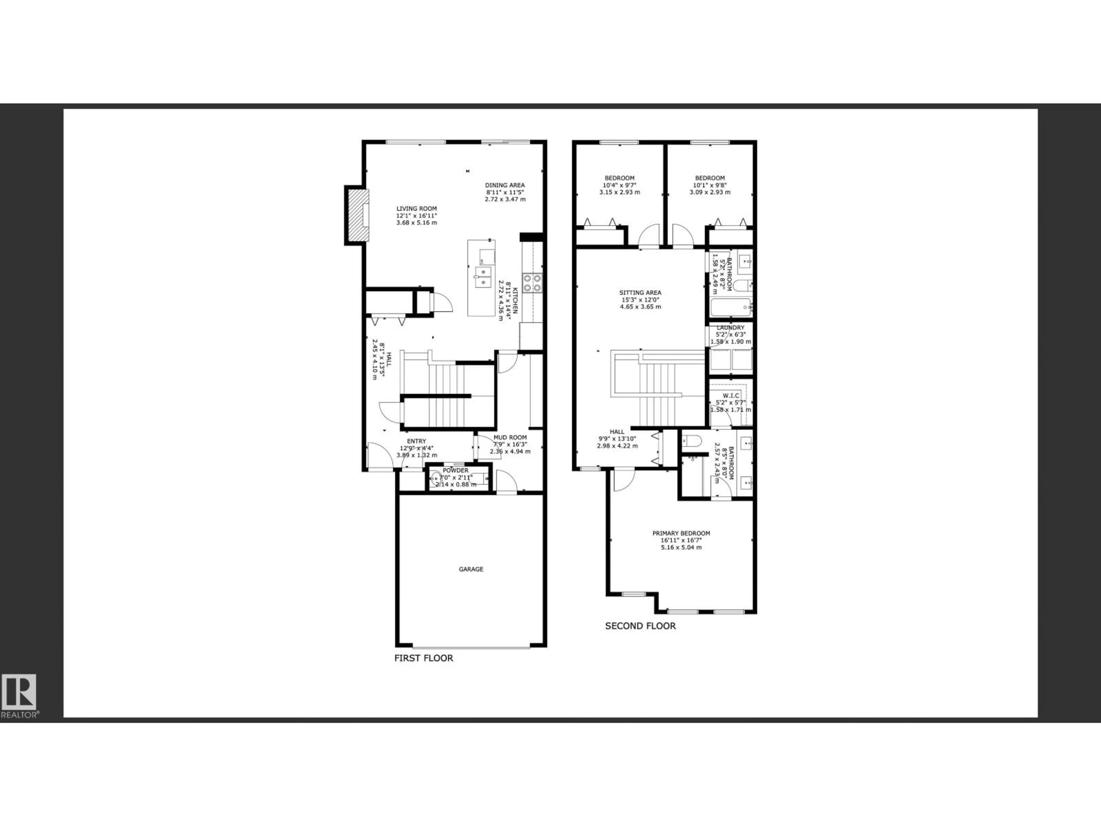 Floor plan for 607 31 AV, Edmonton Alberta T6T2V6