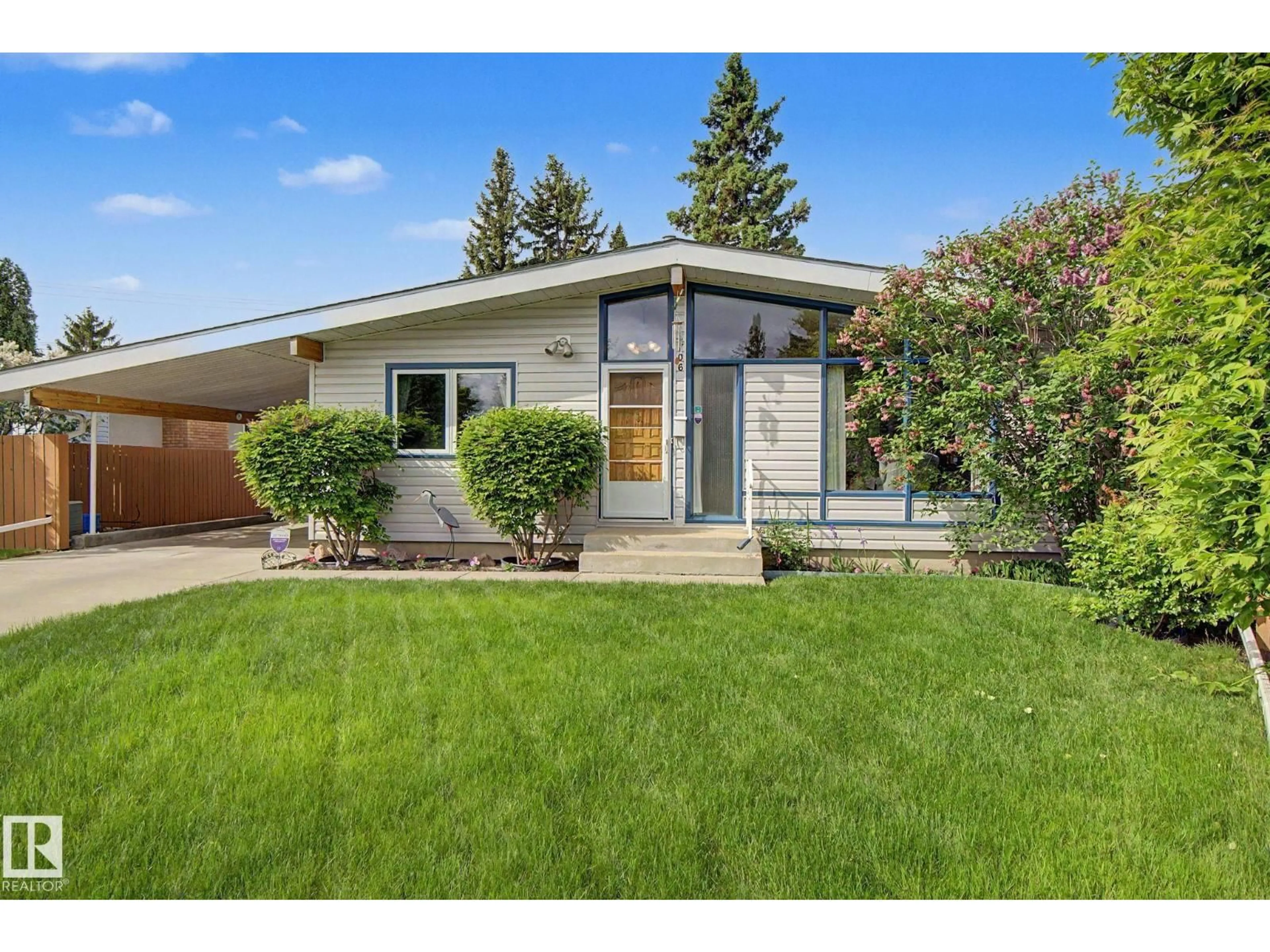 Home with vinyl exterior material, street for NW - 8706 162 ST, Edmonton Alberta T5R2M1