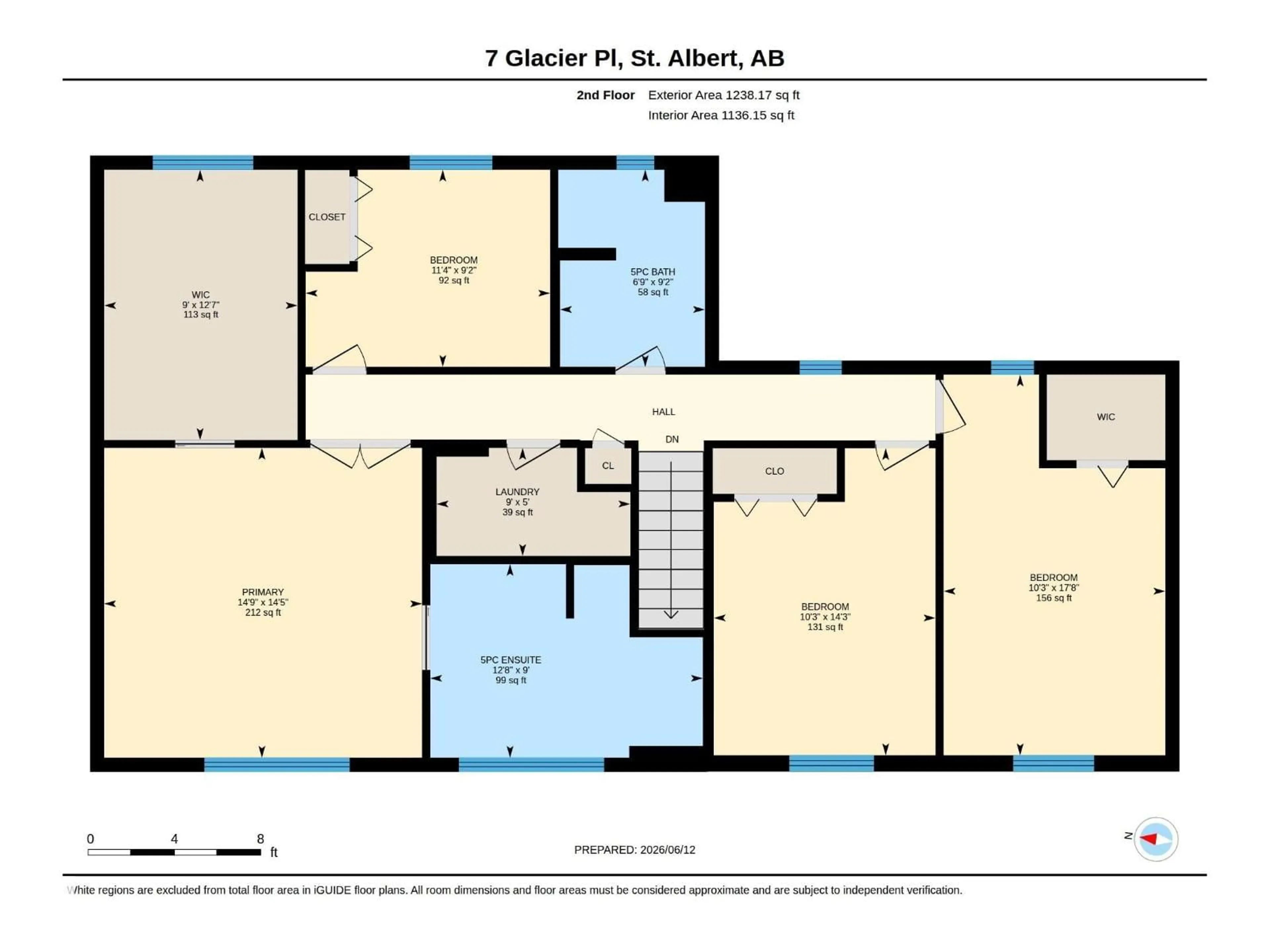 Floor plan for 7 GLACIER PL, St. Albert Alberta T8N1R7
