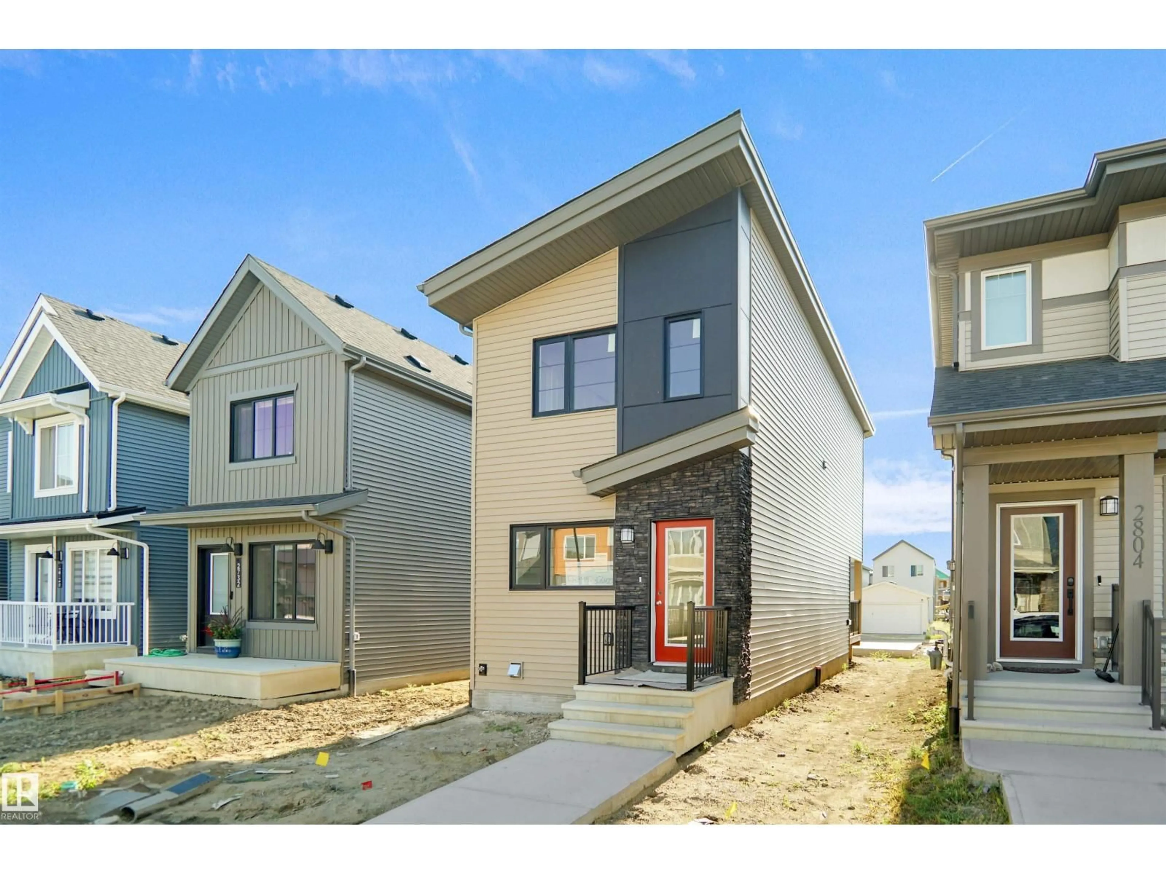 Home with brick exterior material, street for #92 - 1430 ASTER WY, Edmonton Alberta T6T2N8
