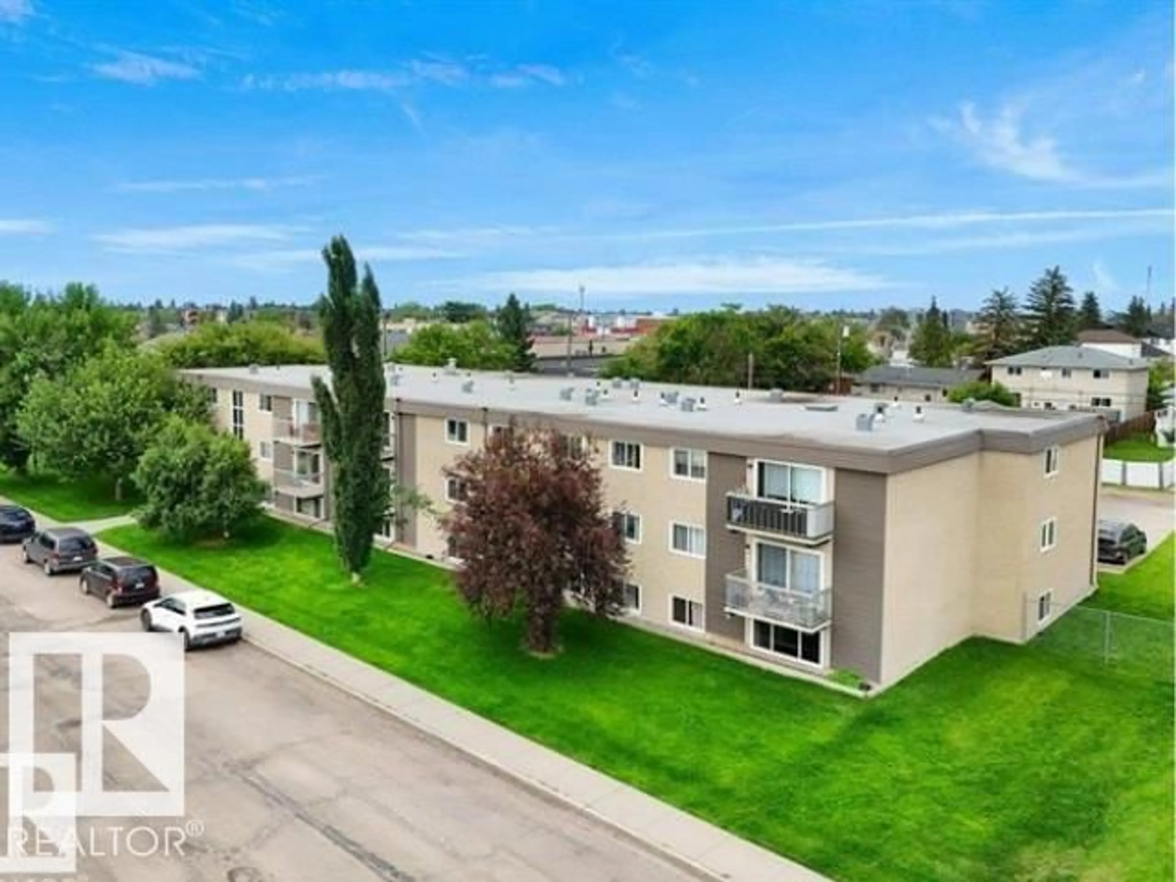 A pic from outside/outdoor area/front of a property/back of a property/a pic from drone, unknown for #107 - 10023 164 ST, Edmonton Alberta T5P4L4