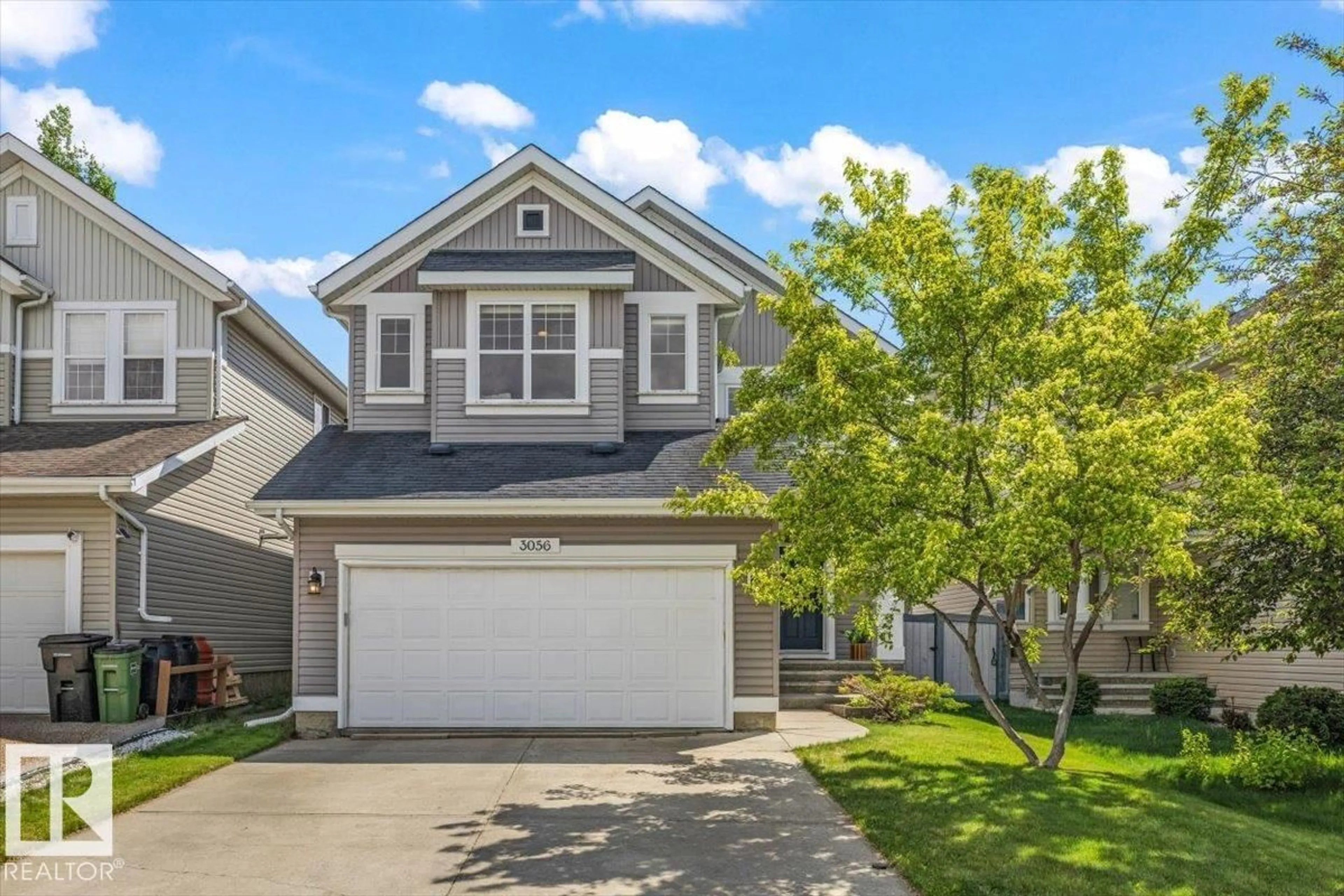 Home with vinyl exterior material, street for SW - 3056 SPENCE WD, Edmonton Alberta T6X0A5