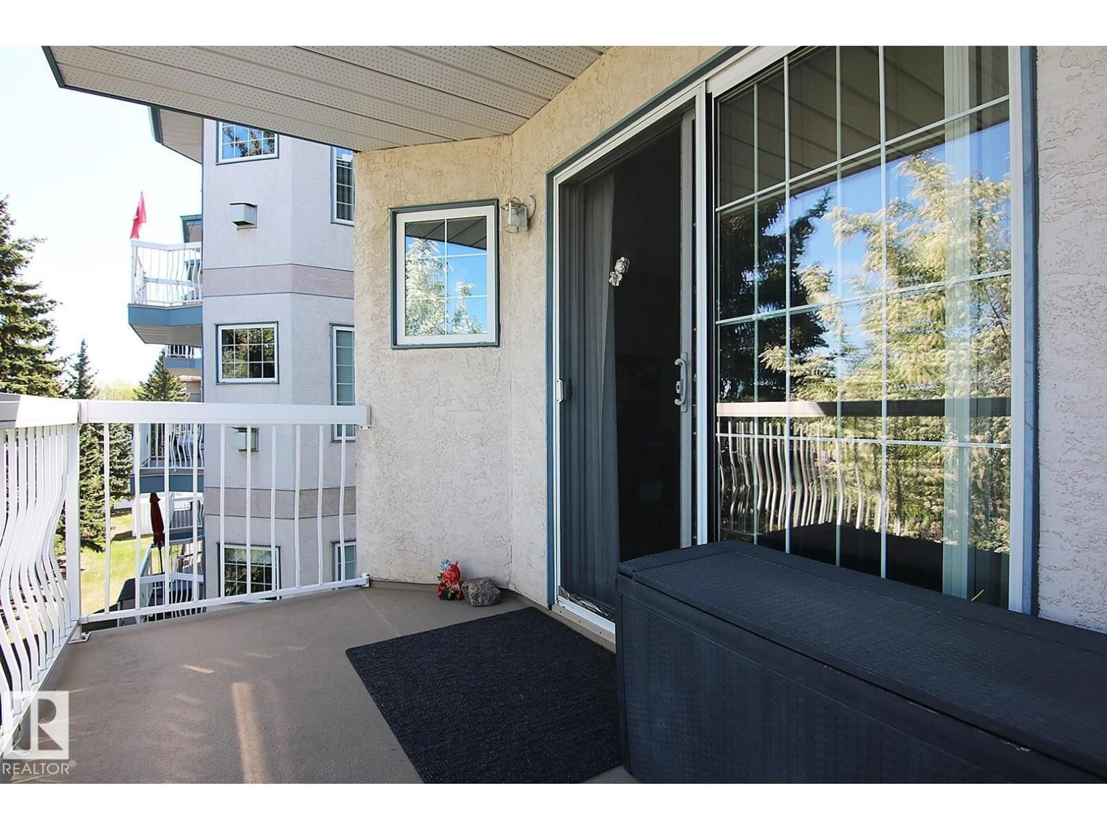Patio, unknown for 308 - 17150 94A AV NW, Edmonton Alberta T5T6L7