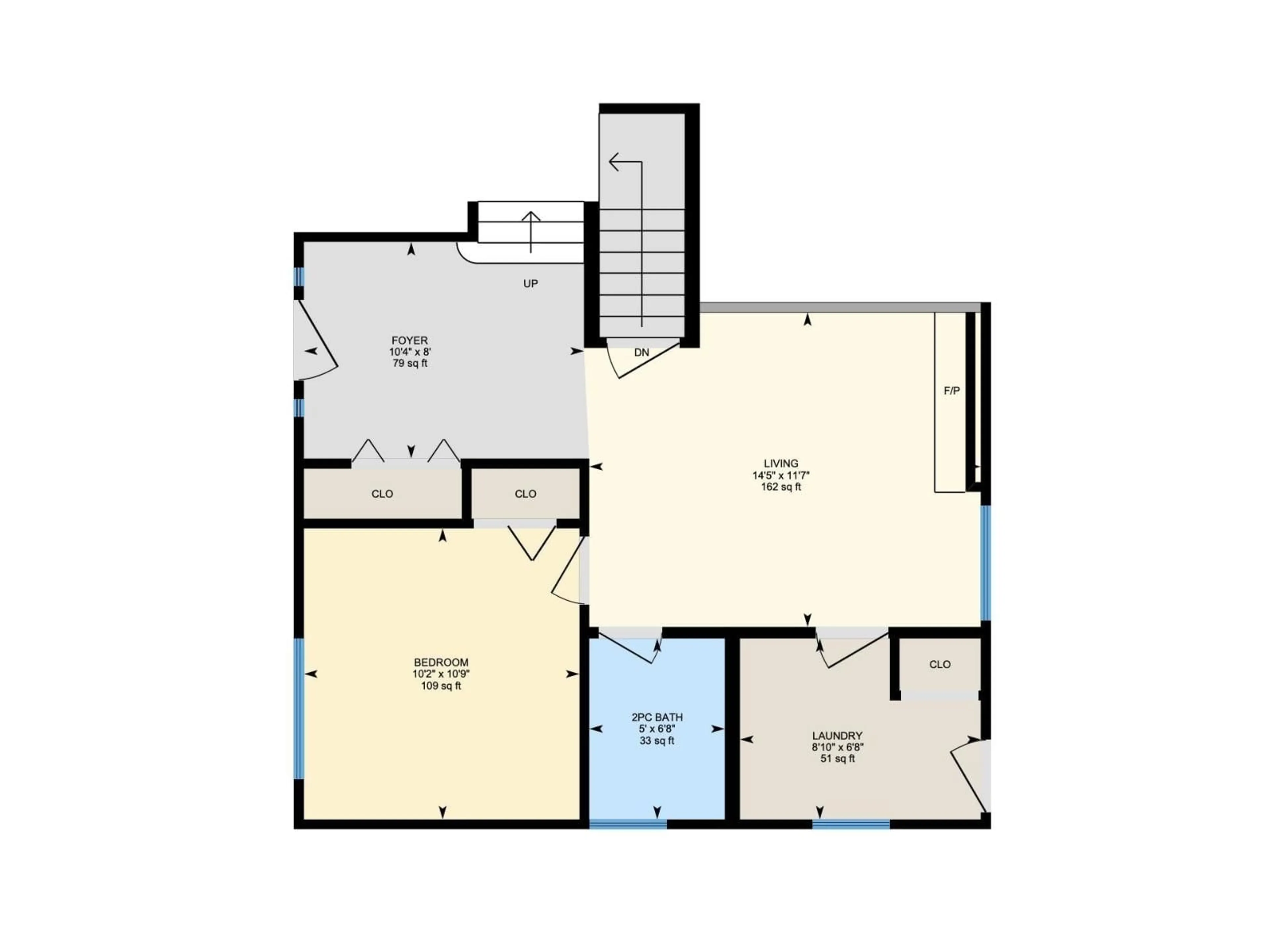 Floor plan for 12517 79 ST, Edmonton Alberta T5B2N9