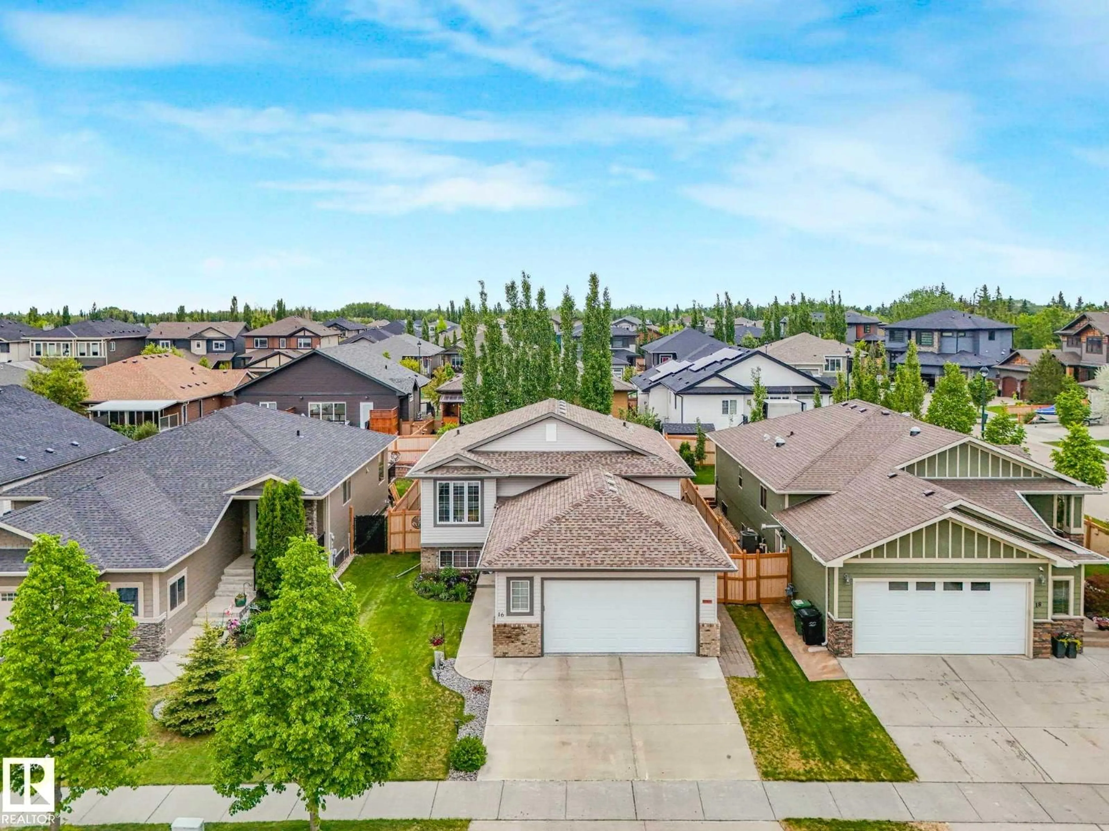 A pic from outside/outdoor area/front of a property/back of a property/a pic from drone, street for 16 WADE AV, Leduc Alberta T9E0N8