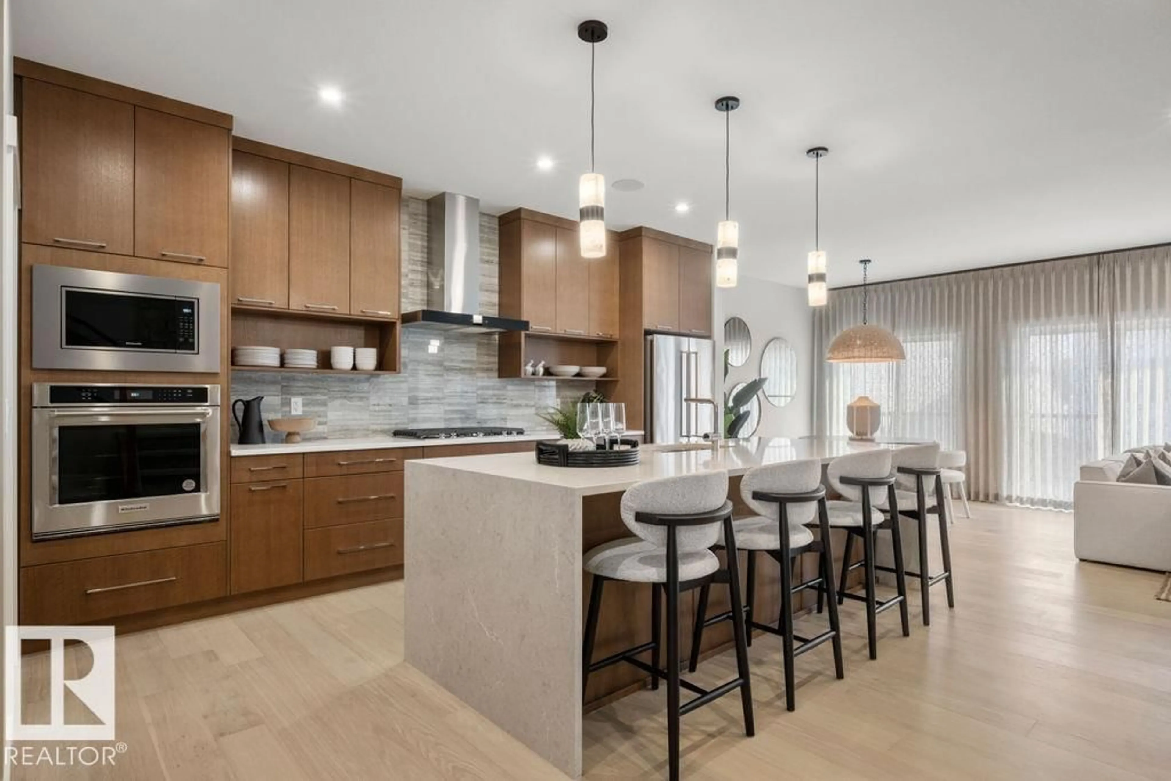 Contemporary kitchen, ceramic/tile floor for NW - 9307 229 ST, Edmonton Alberta T5T4W8