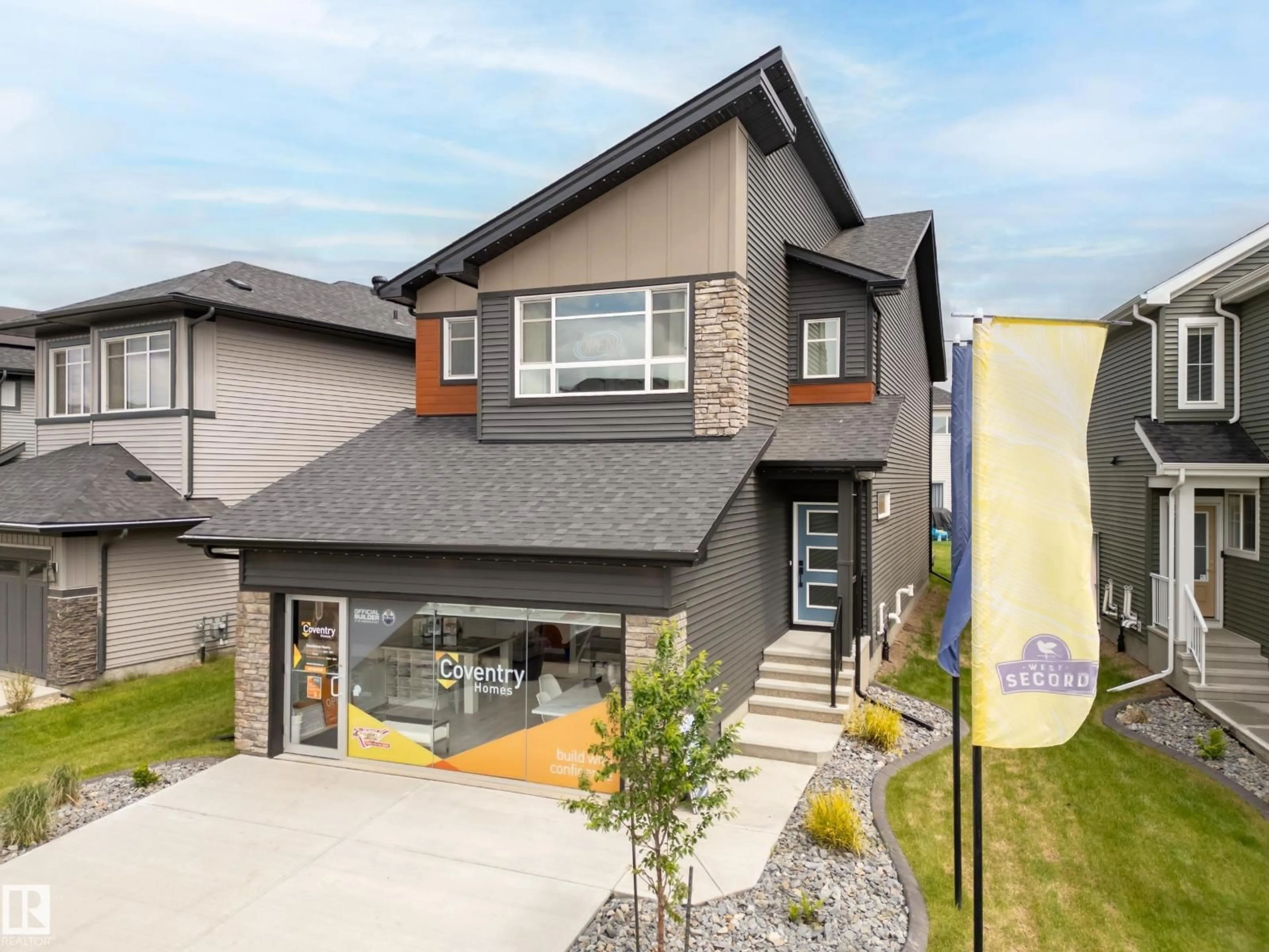 Home with brick exterior material, street for NW - 9307 229 ST, Edmonton Alberta T5T4W8