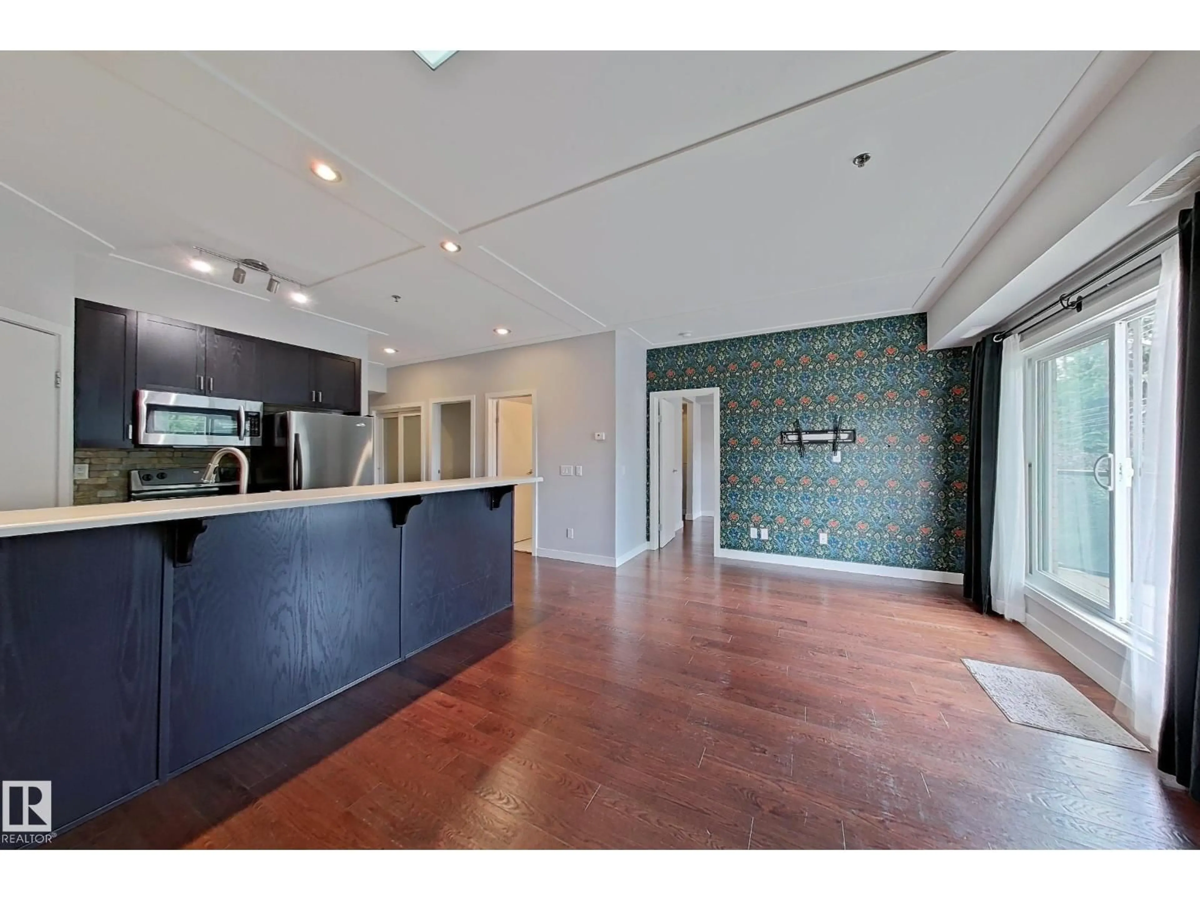 Open concept kitchen, unknown for #207 - 9750 94 ST, Edmonton Alberta T6C2E3