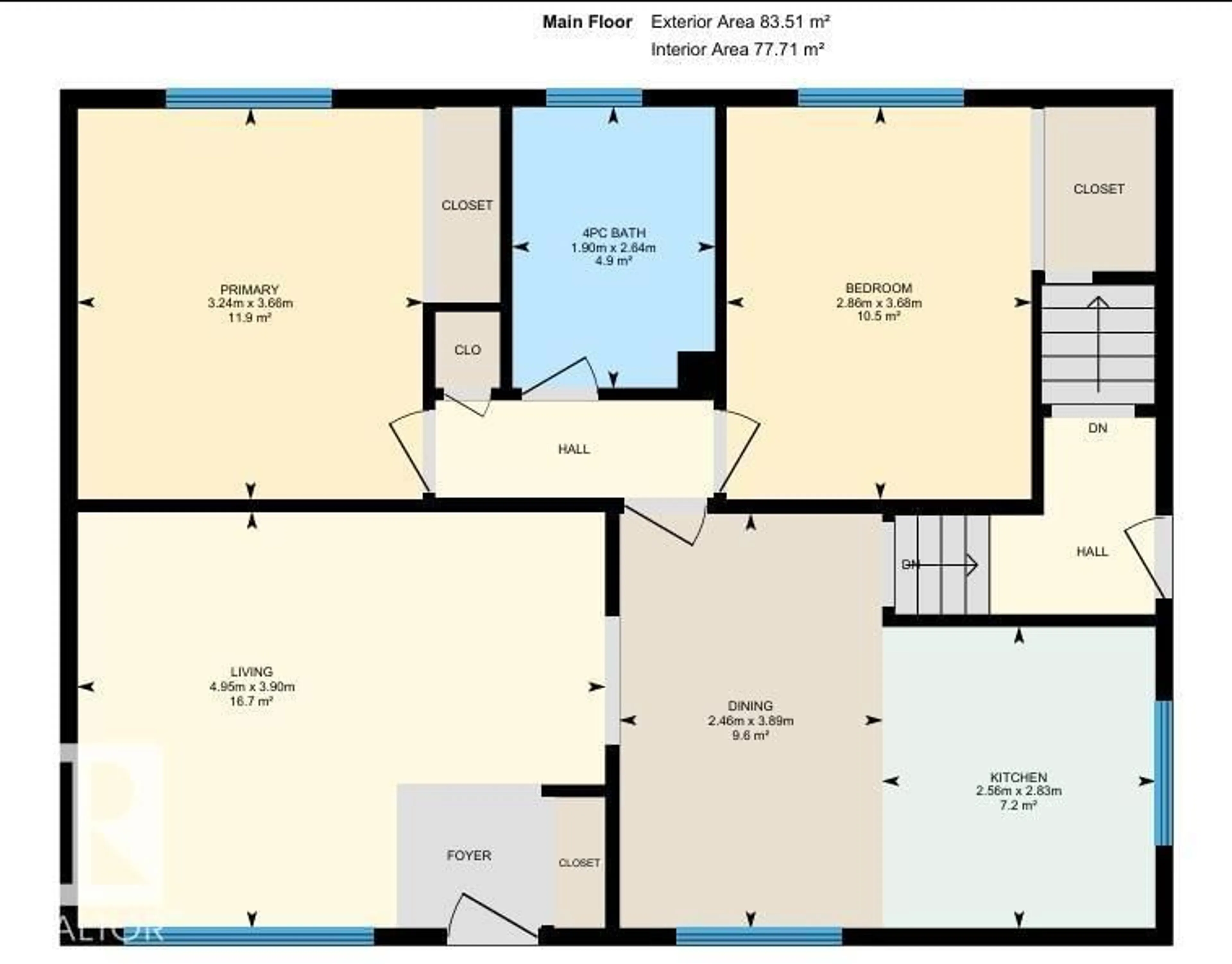 Floor plan for 5234 54 ST, Thorsby Alberta T0C2P0