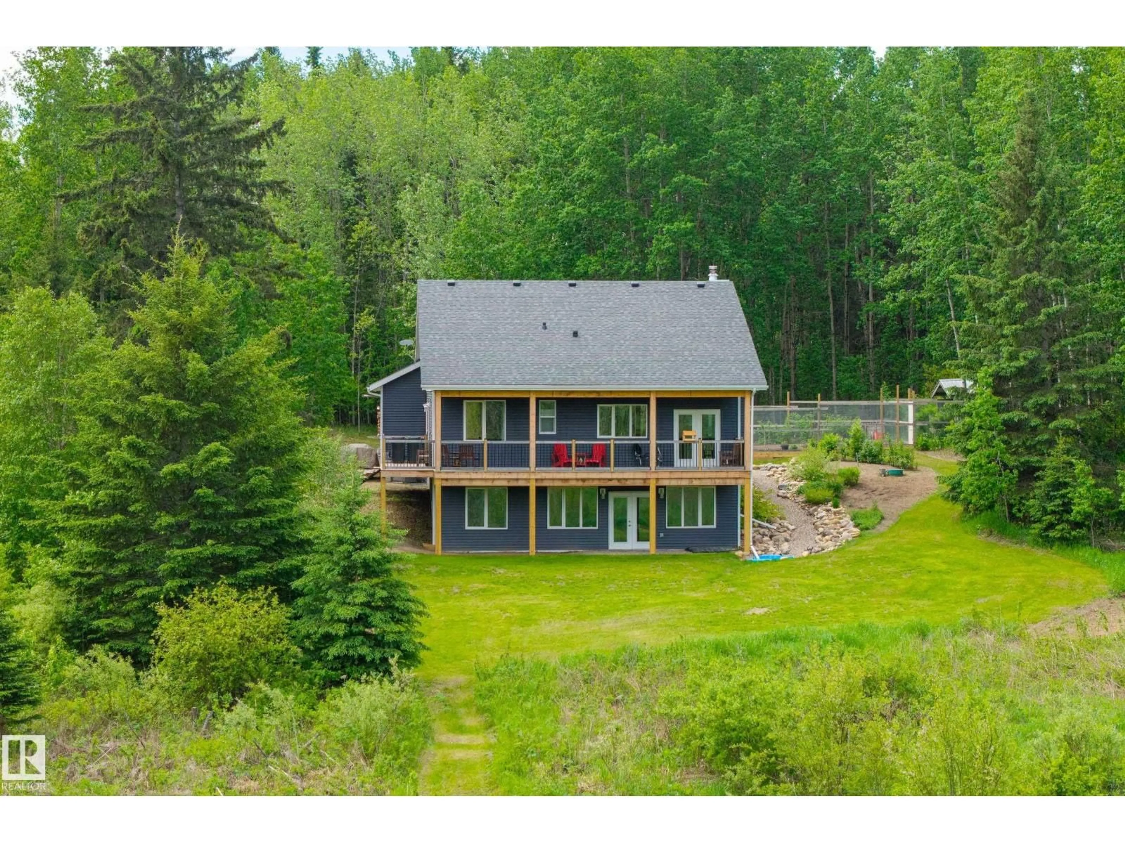 A pic from outside/outdoor area/front of a property/back of a property/a pic from drone, unknown for 25 RANGE ROAD 232, Rural Thorhild County Alberta T0A2W0