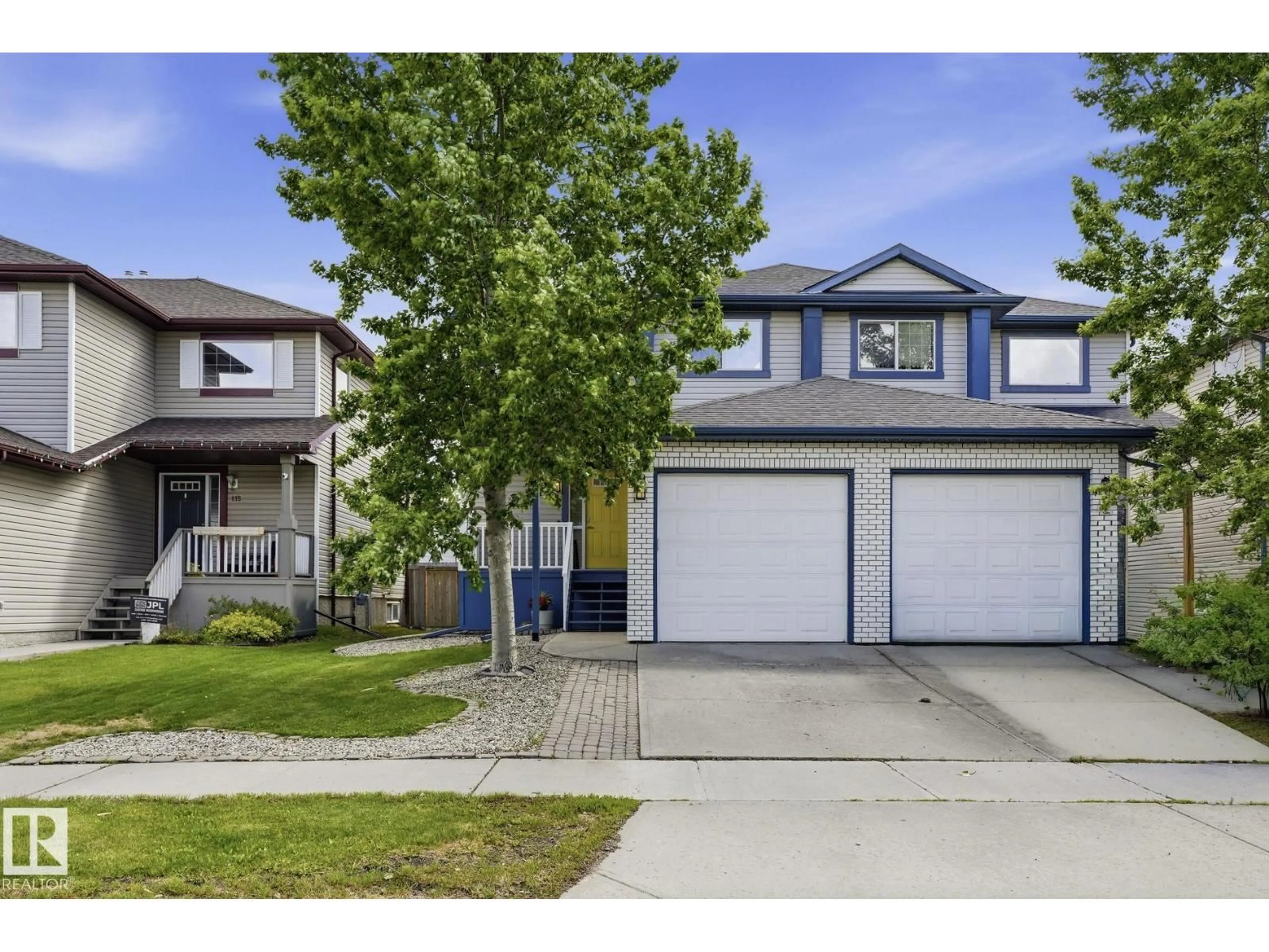 Home with vinyl exterior material, street for 113 DOUGLAS LN, Leduc Alberta T9E0E4