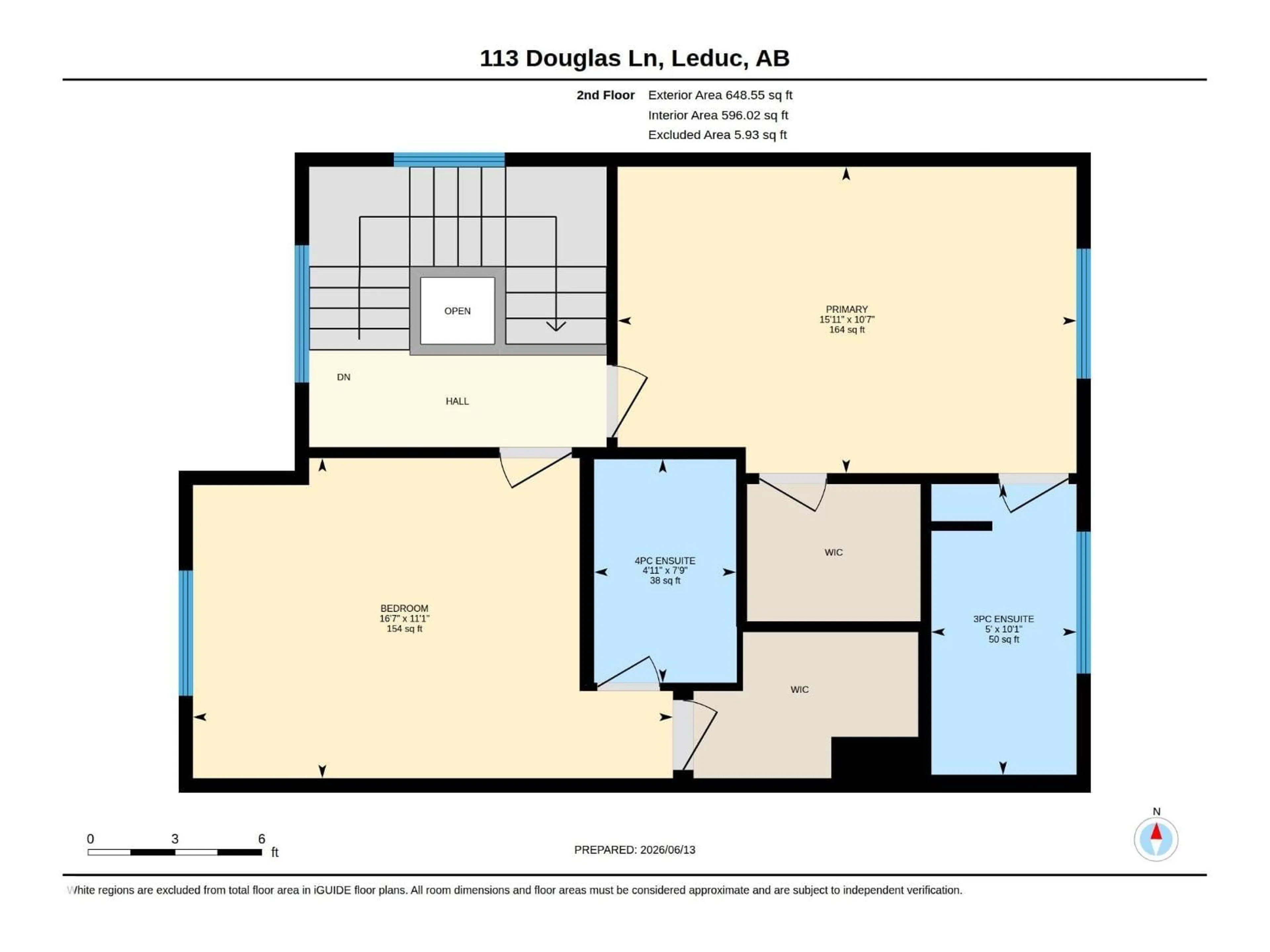 Floor plan for 113 DOUGLAS LN, Leduc Alberta T9E0E4