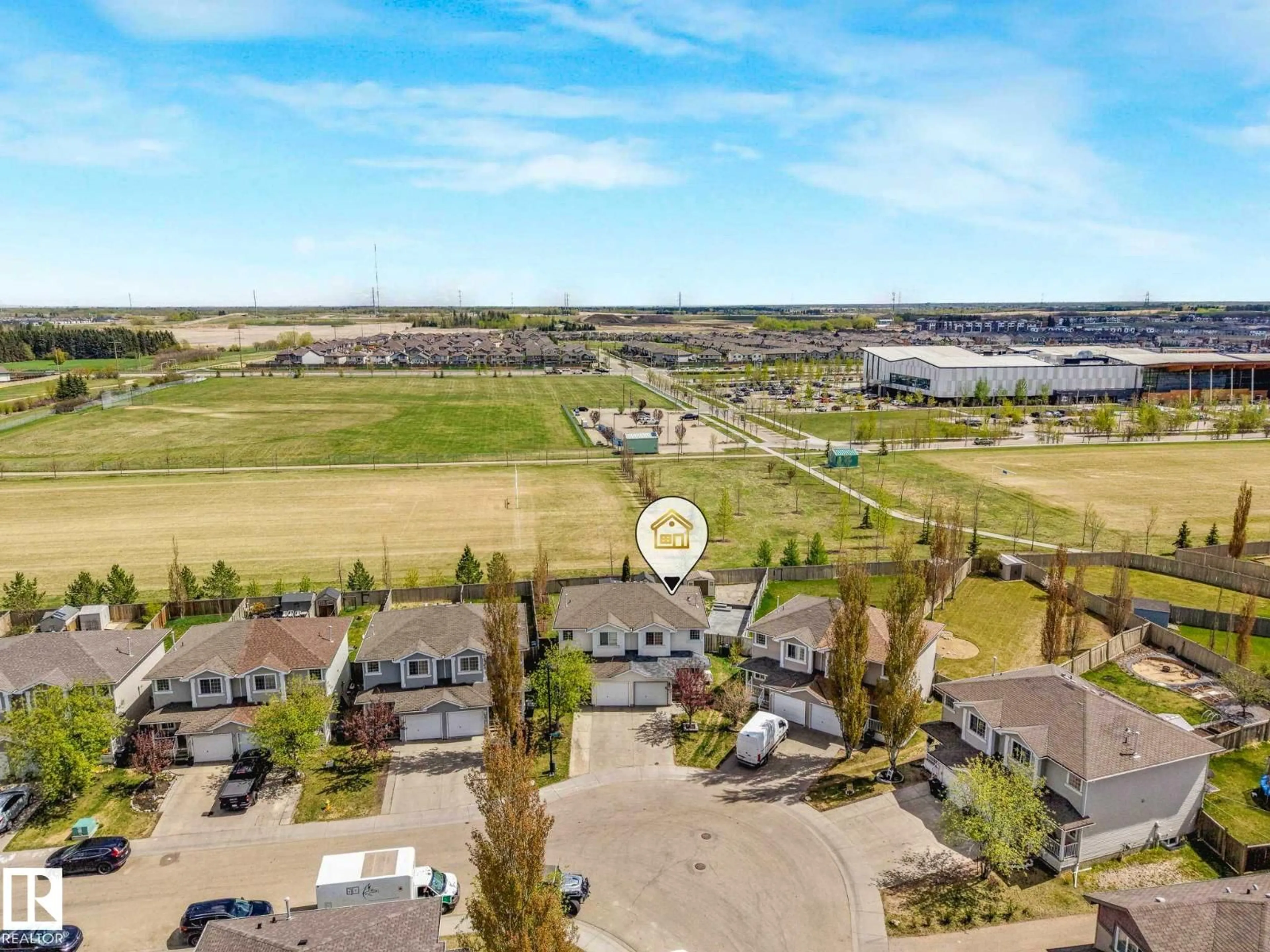 A pic from outside/outdoor area/front of a property/back of a property/a pic from drone, mountain view for 2921 23 ST, Edmonton Alberta T6T2B2