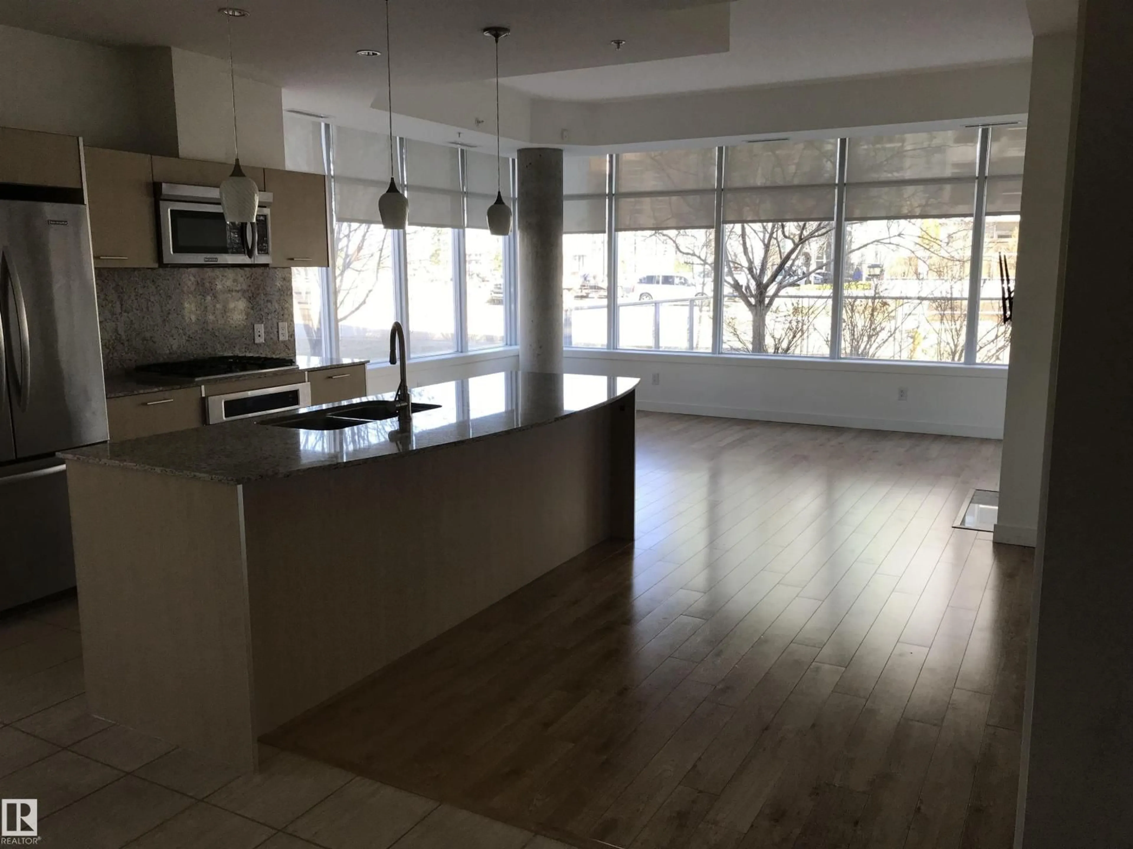 Open concept kitchen, unknown for #113 - 2510 109 ST, Edmonton Alberta T6J2X1