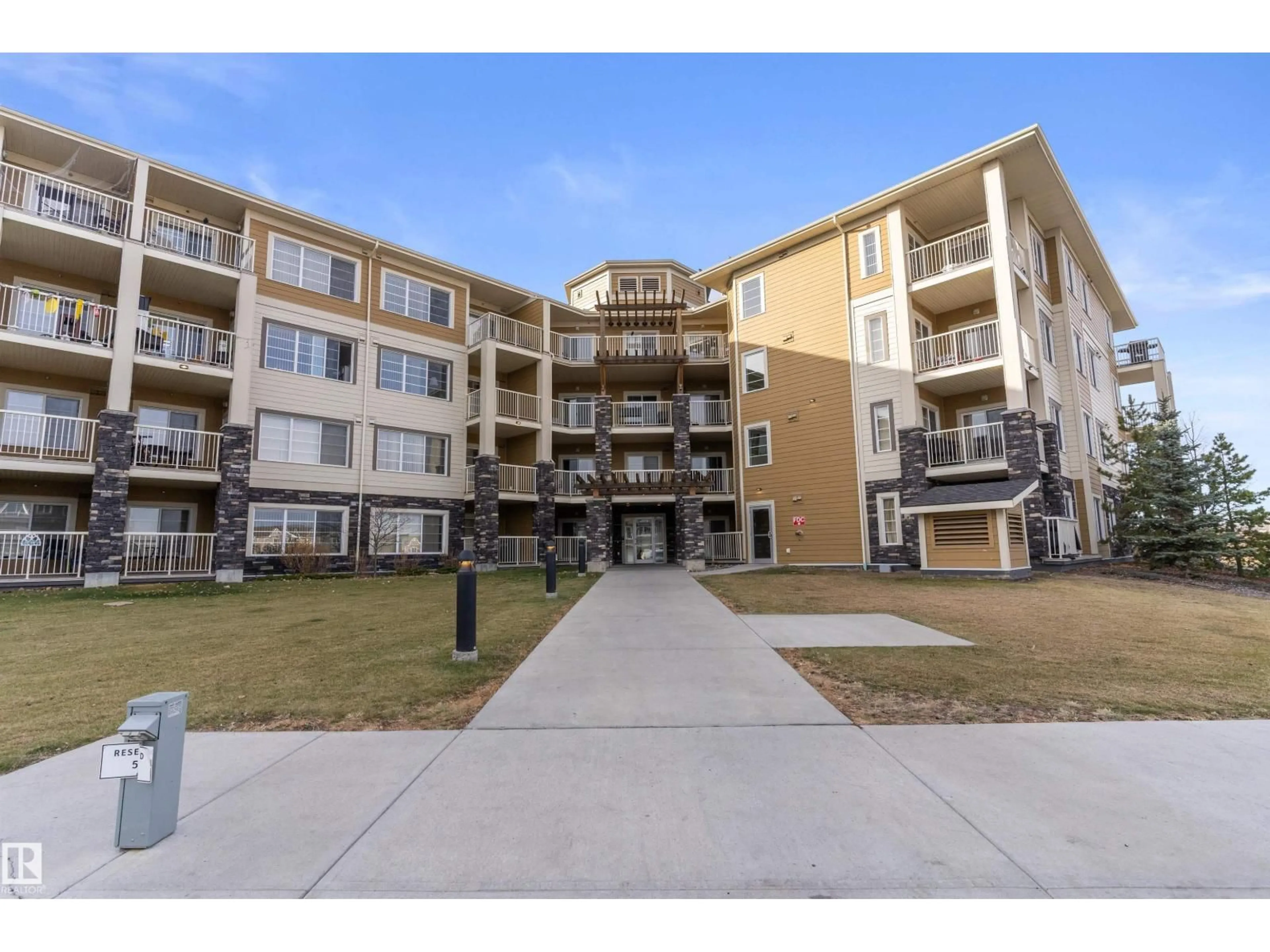 A pic from outside/outdoor area/front of a property/back of a property/a pic from drone, unknown for #305 - 3670 139 AV, Edmonton Alberta T5Y3N5