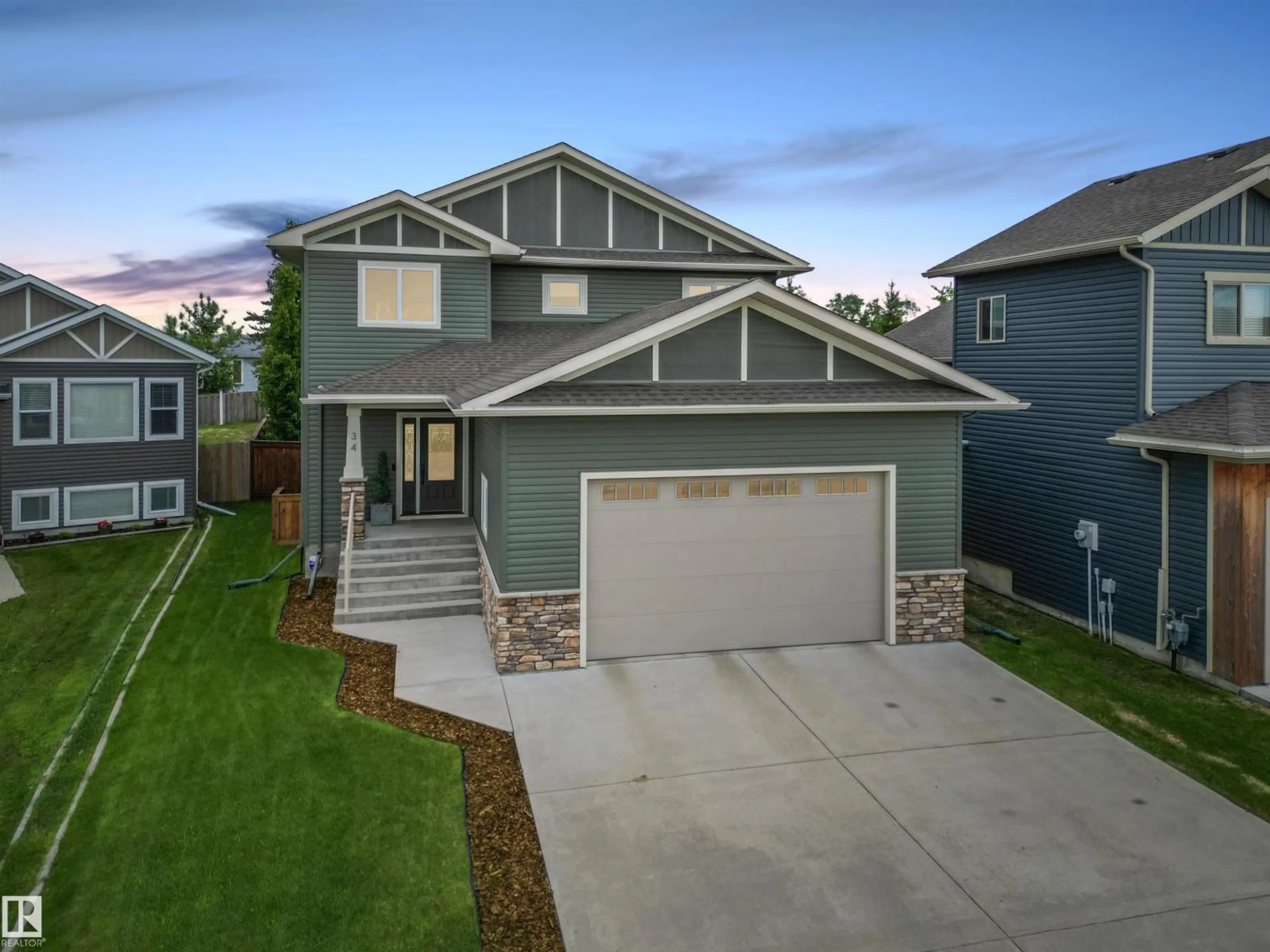 Home with vinyl exterior material, street for 34 FALCON RD, Cold Lake Alberta T9M0G4