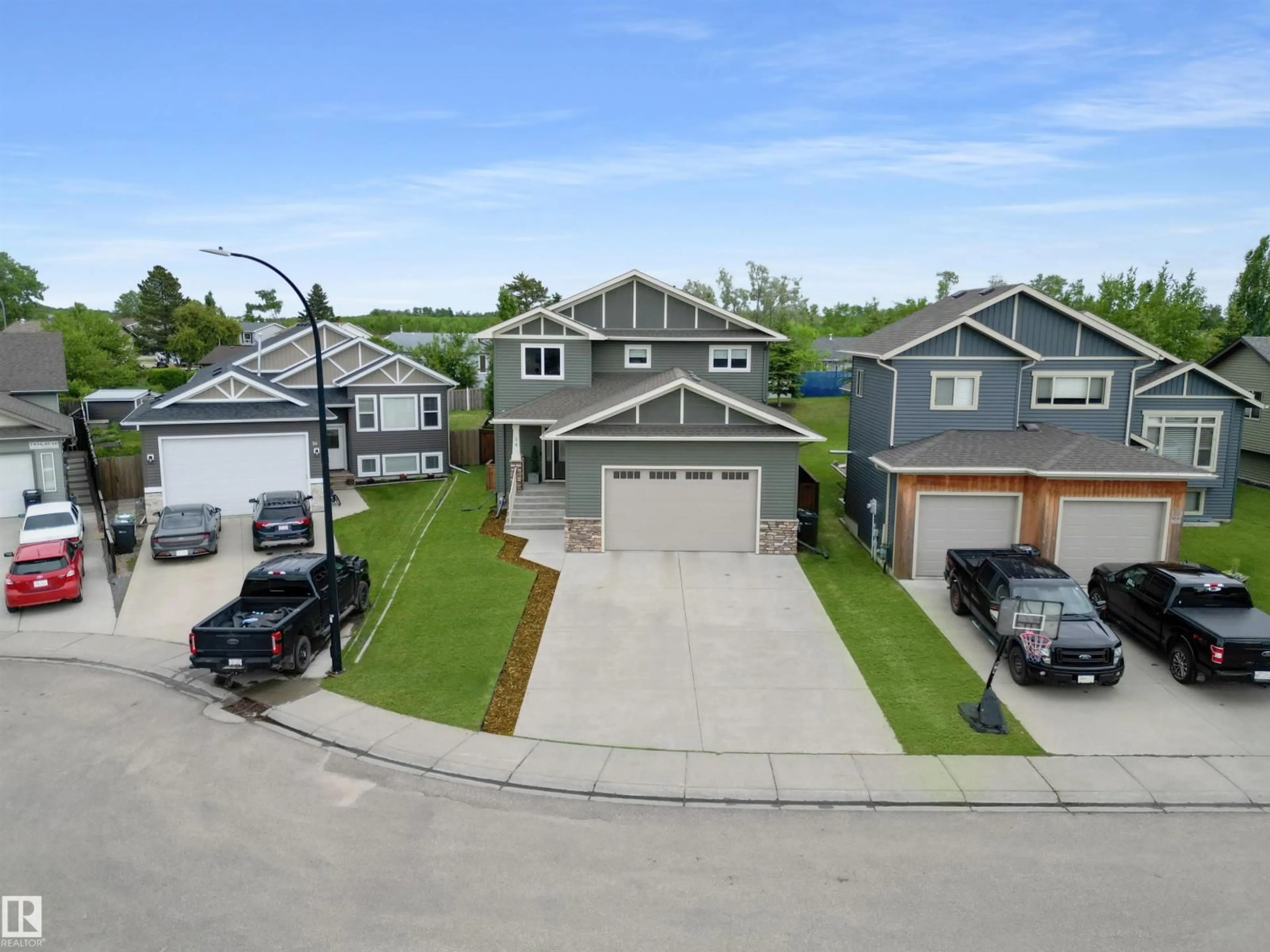 A pic from outside/outdoor area/front of a property/back of a property/a pic from drone, street for 34 FALCON RD, Cold Lake Alberta T9M0G4