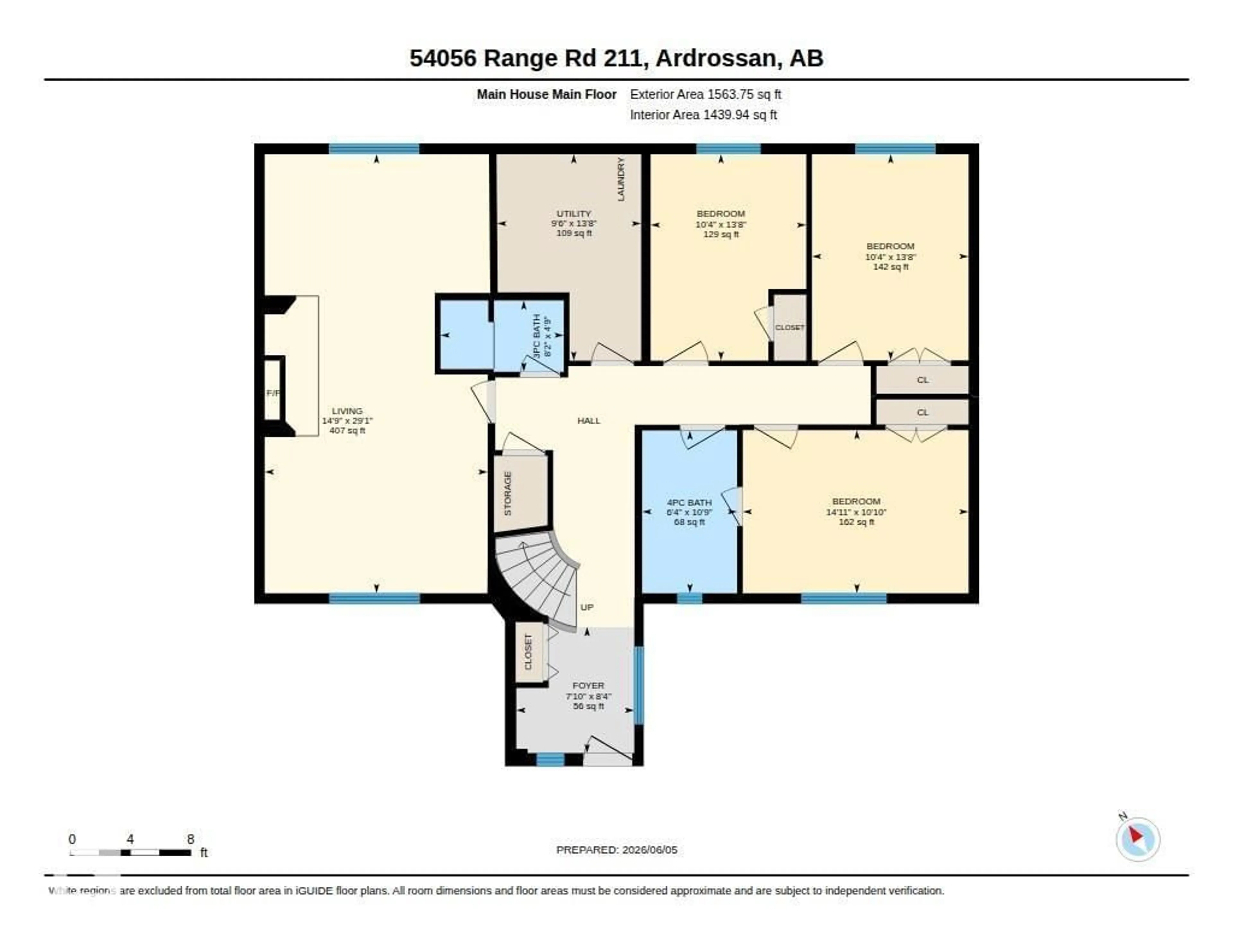 Floor plan for 54056 RGE ROAD 211, Rural Strathcona County Alberta T8G2A3