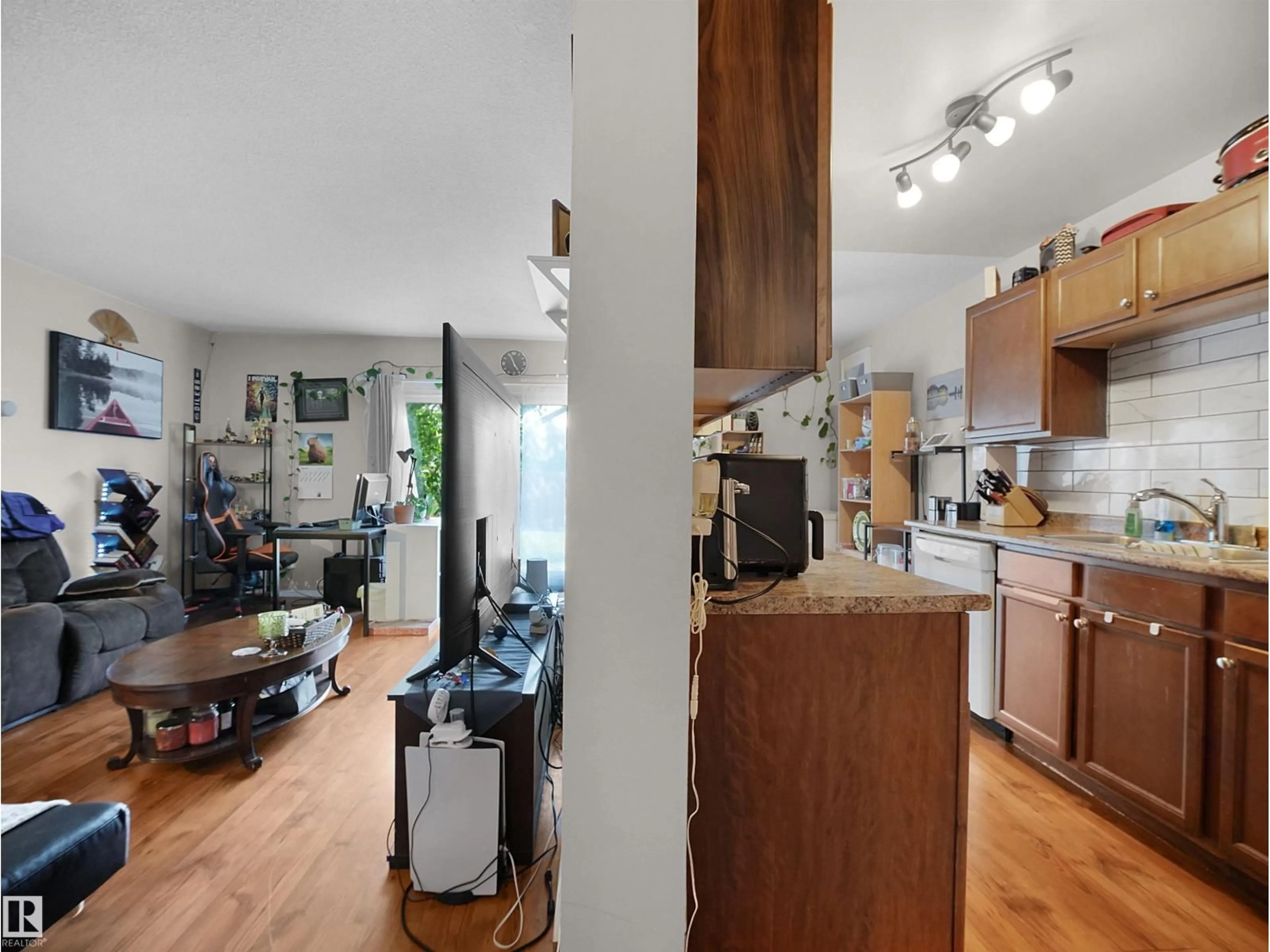 Open concept kitchen, unknown for B - 16405 89 AV NW, Edmonton Alberta T5R4S1