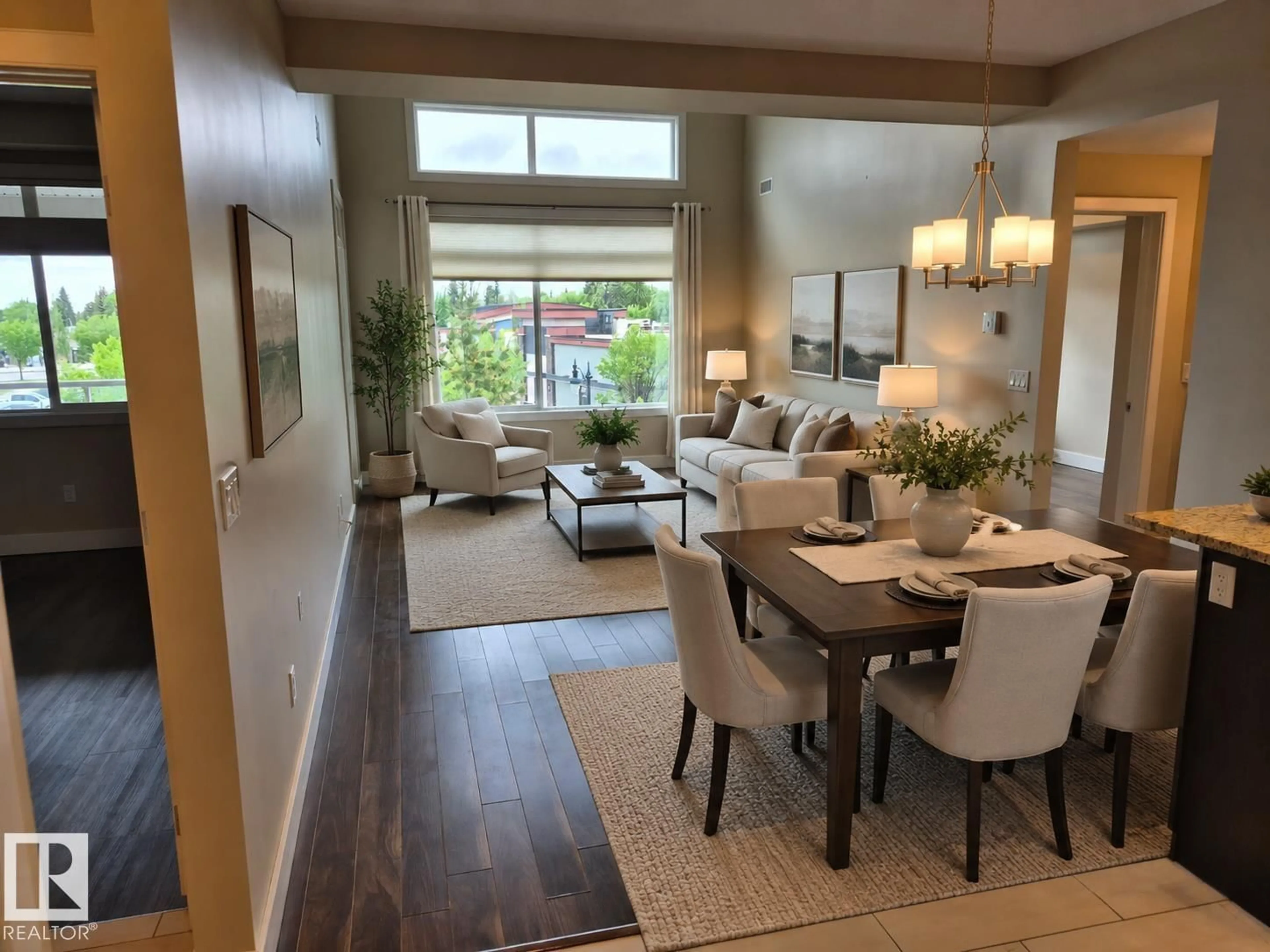 Living room with furniture, unknown for #309 - 279 WYE RD, Sherwood Park Alberta T8B0A7
