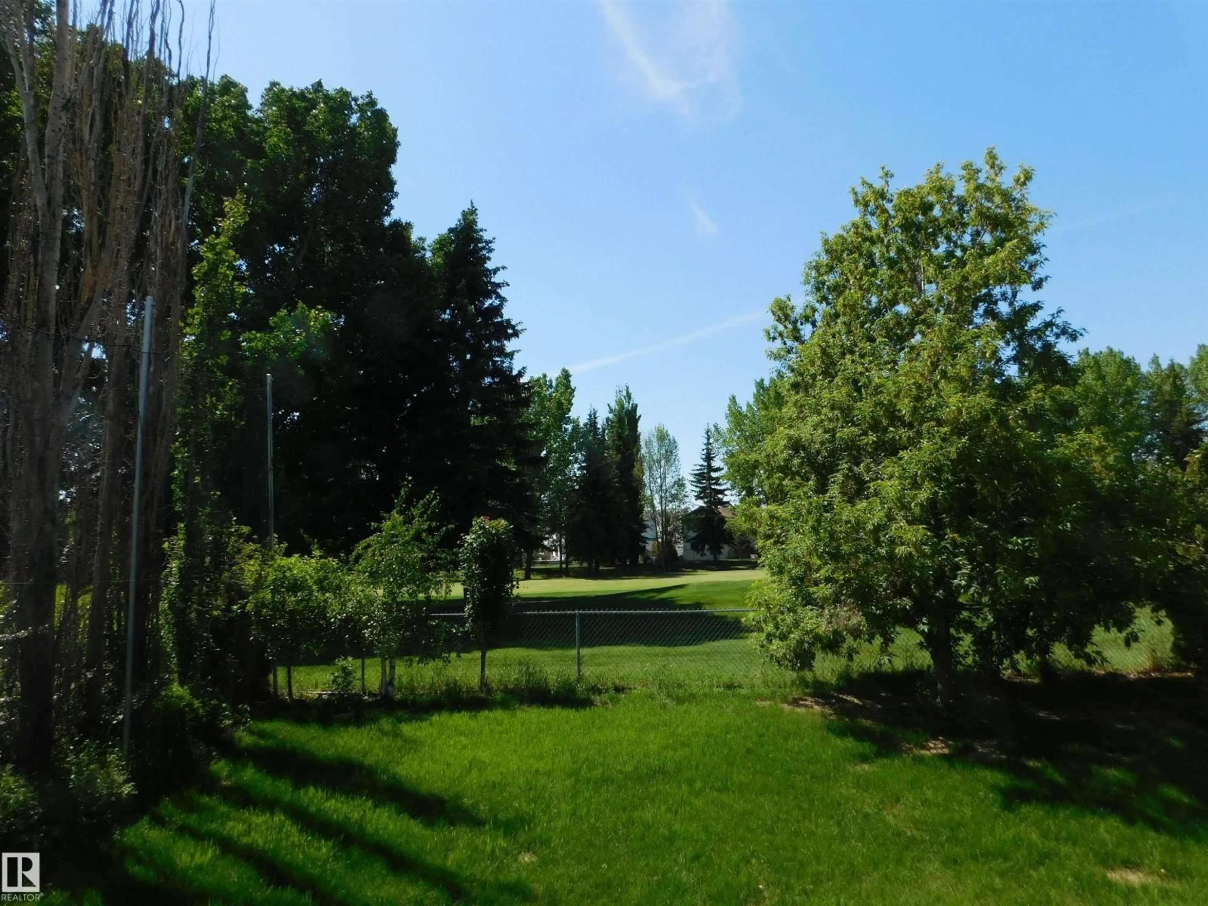 Patio, forest/trees view for NW - 2255 BRENNAN CO, Edmonton Alberta T5T6M3