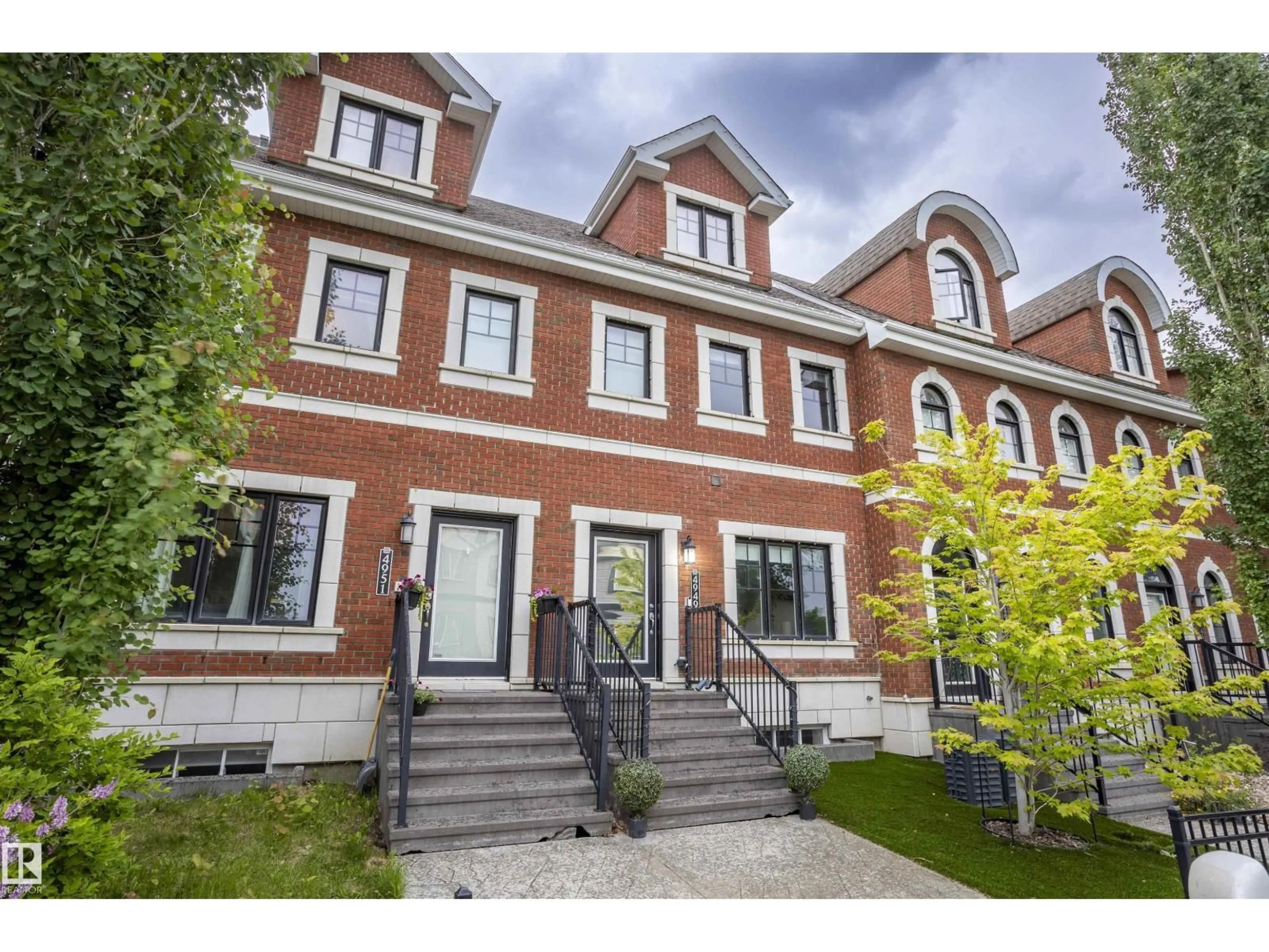 Home with brick exterior material, street for 4949 TERWILLEGAR CM, Edmonton Alberta T6R0G5