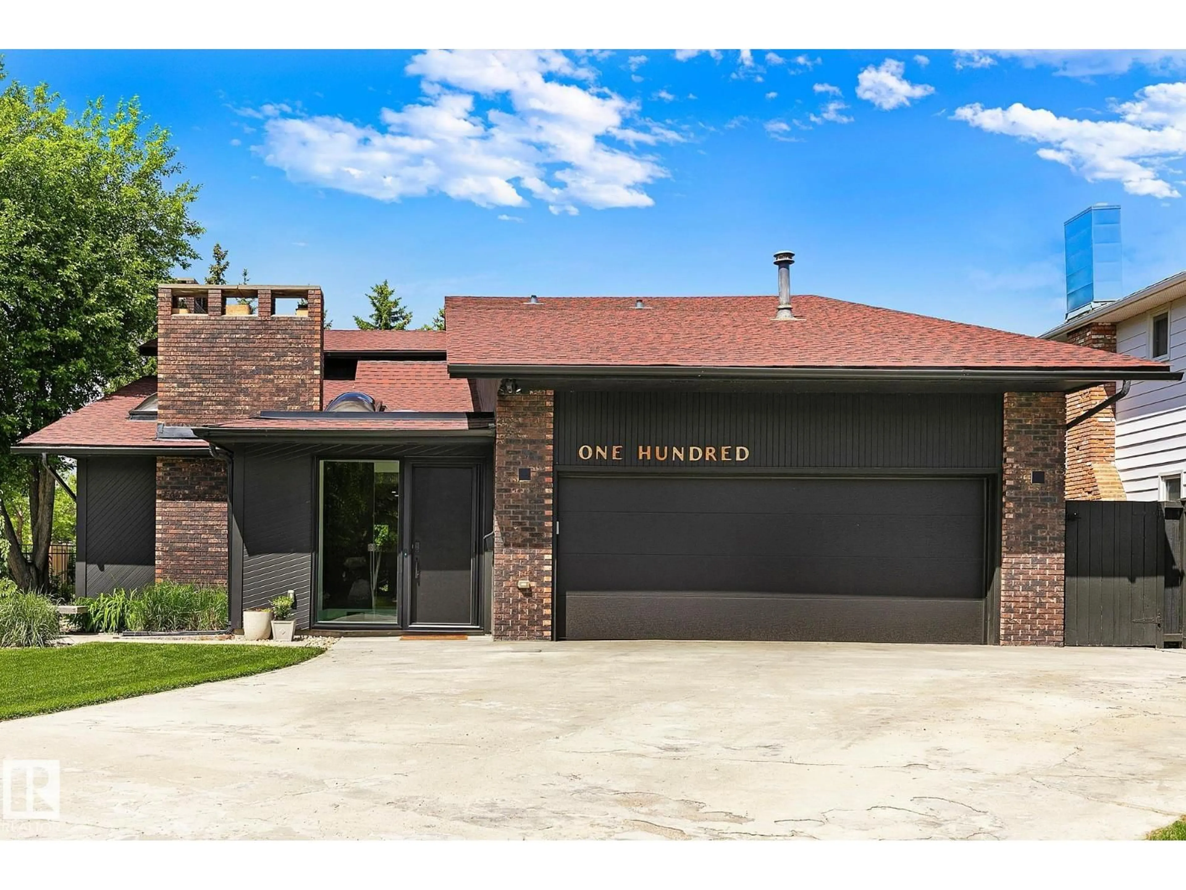 Home with brick exterior material, street for 100 WOLF WILLOW CR, Edmonton Alberta T5T1T2