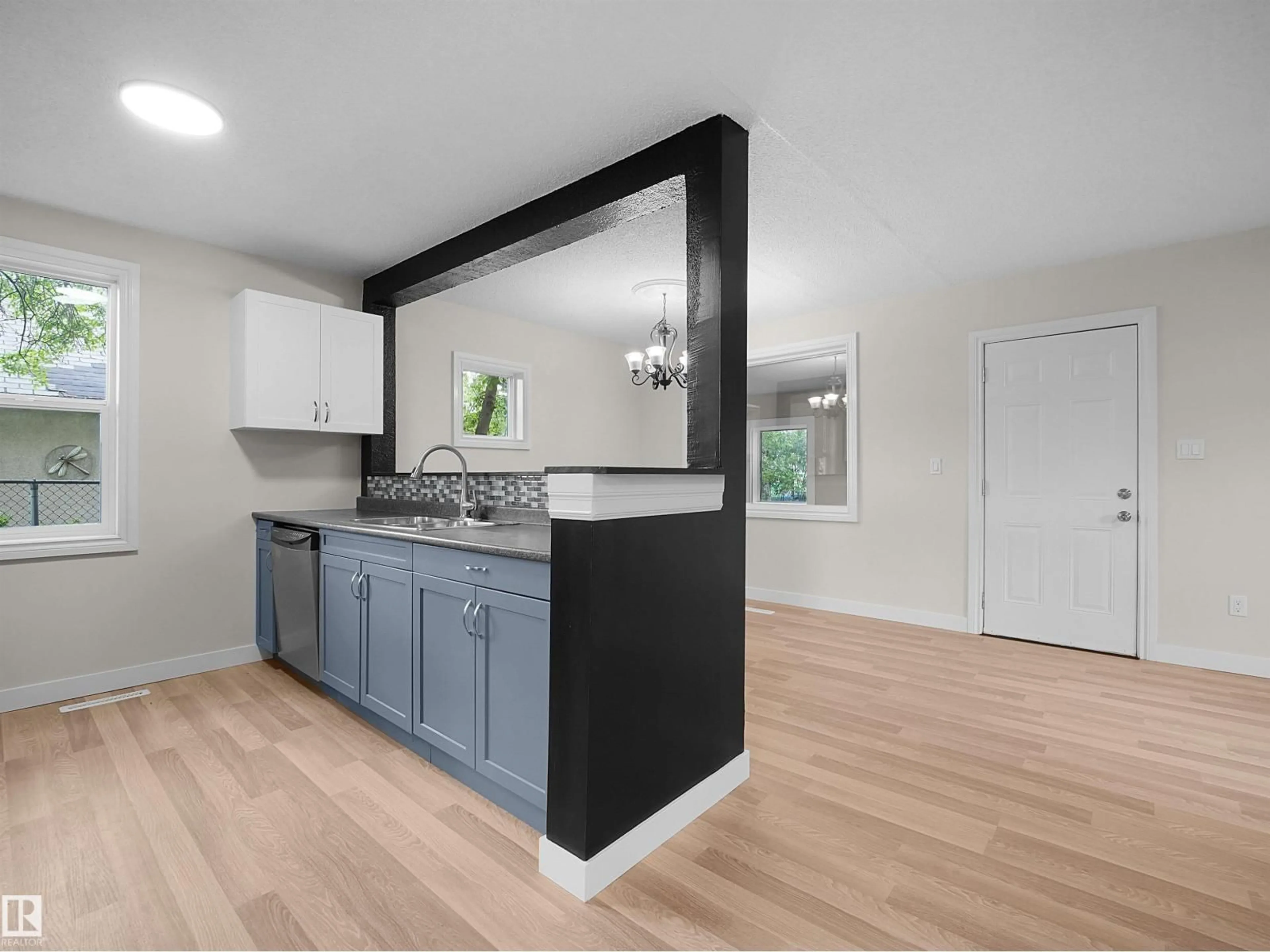 Open concept kitchen, unknown for NW - 11918 86 ST, Edmonton Alberta T5B3K2