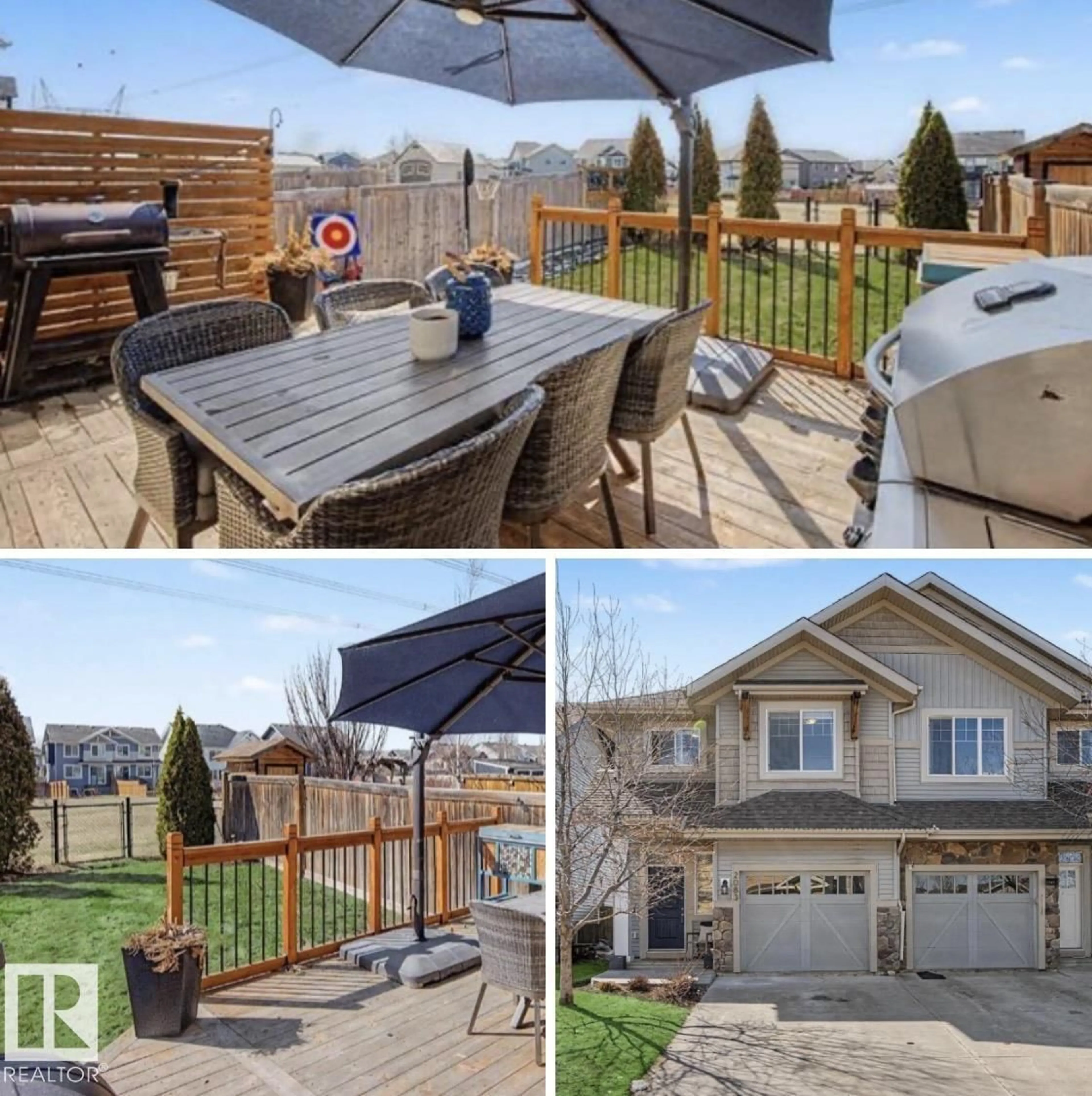 A pic from outside/outdoor area/front of a property/back of a property/a pic from drone, unknown for 2083 CHALMERS WY, Edmonton Alberta T6W2E9