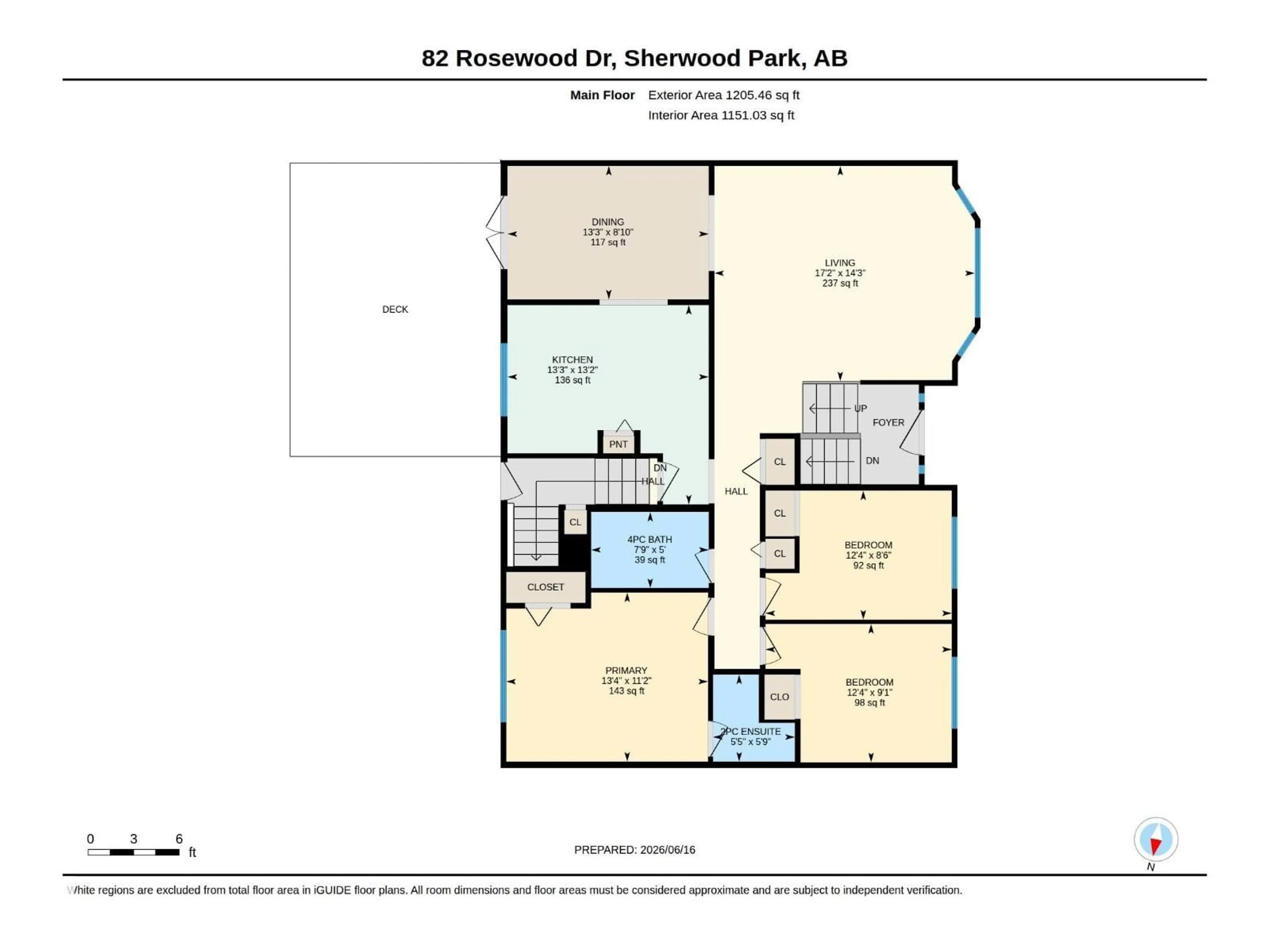 Floor plan for 82 ROSEWOOD DR, Sherwood Park Alberta T8A0L9