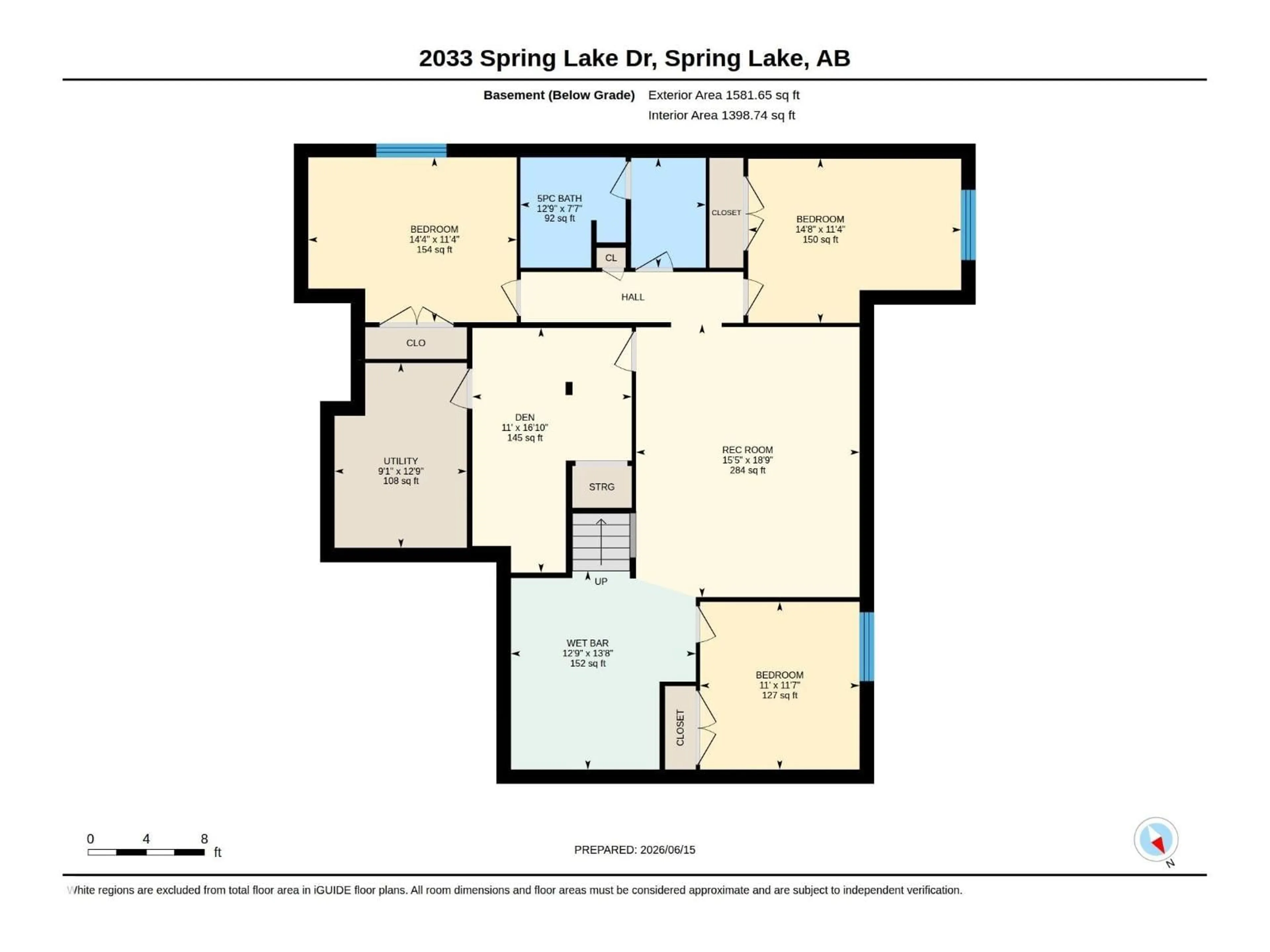 Floor plan for 2033 SPRING LAKE DR, Rural Parkland County Alberta T7Z0G8