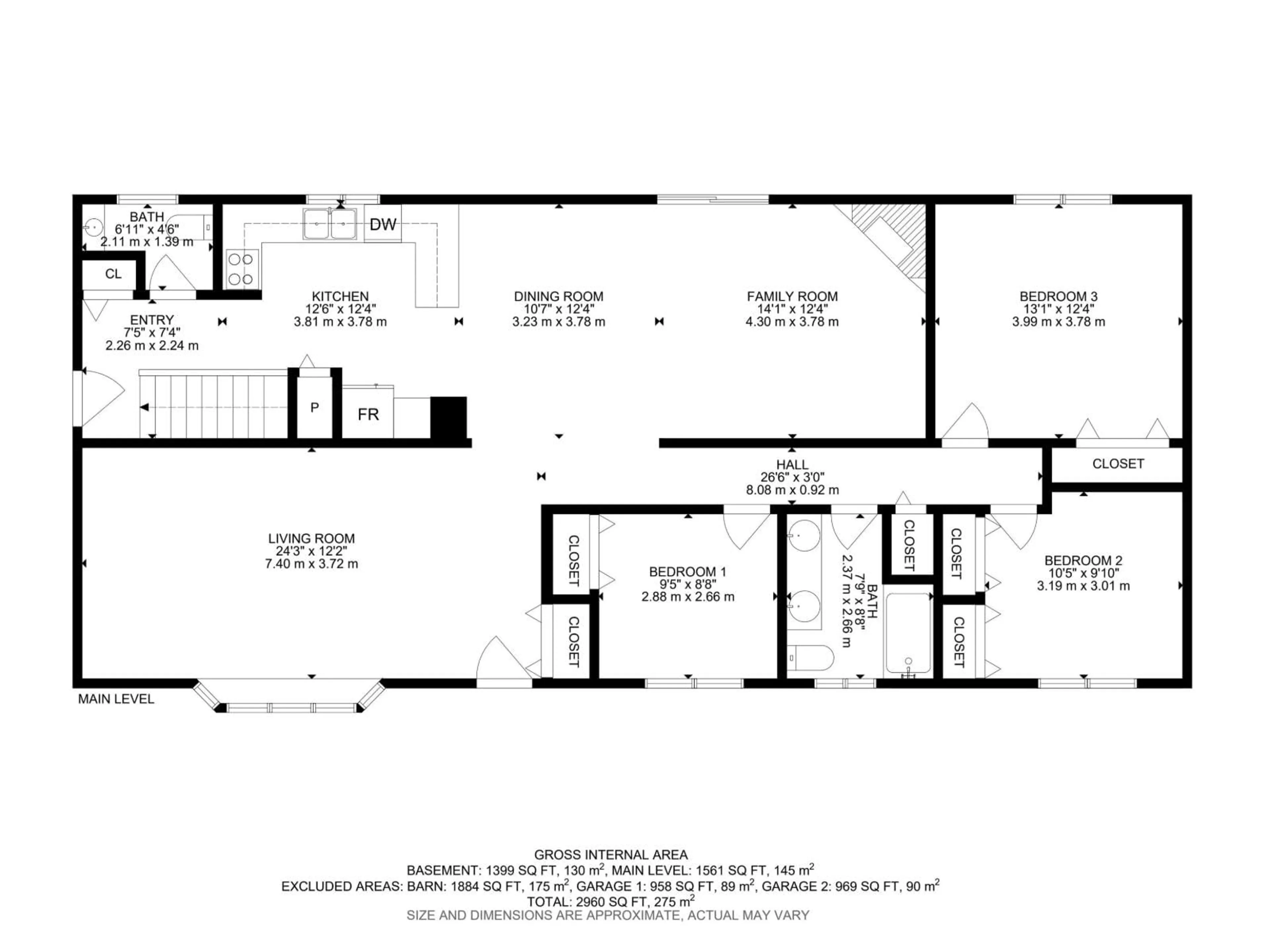 Floor plan for 52430 RGE ROAD 21, Rural Parkland County Alberta T7Y2H1