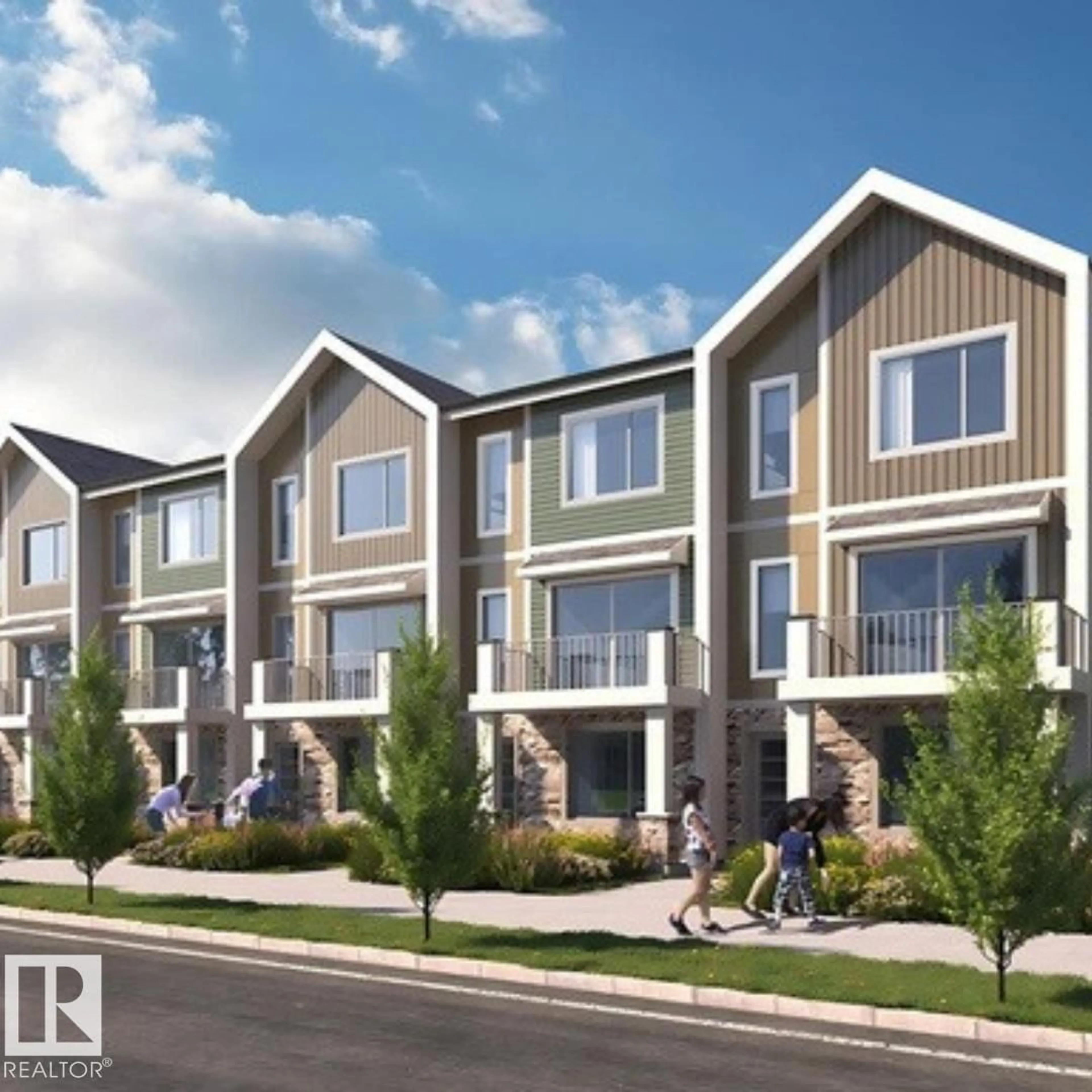 Home with vinyl exterior material, street for #6 - 18110 28 AV, Edmonton Alberta T6W4V2