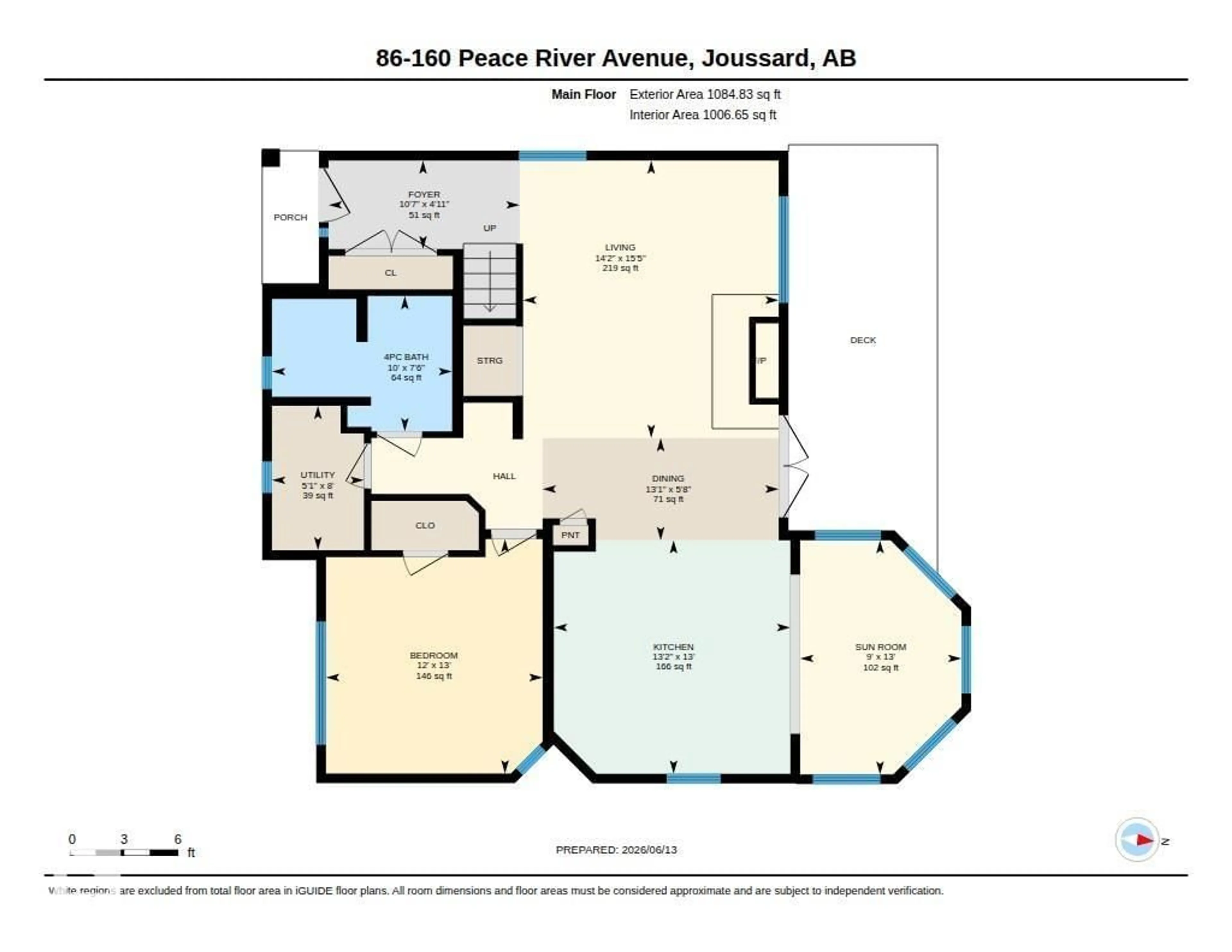 Floor plan for #86 - 160 PEACE RIVER AV, Rural Big Lakes M.D. Alberta T0G1J0
