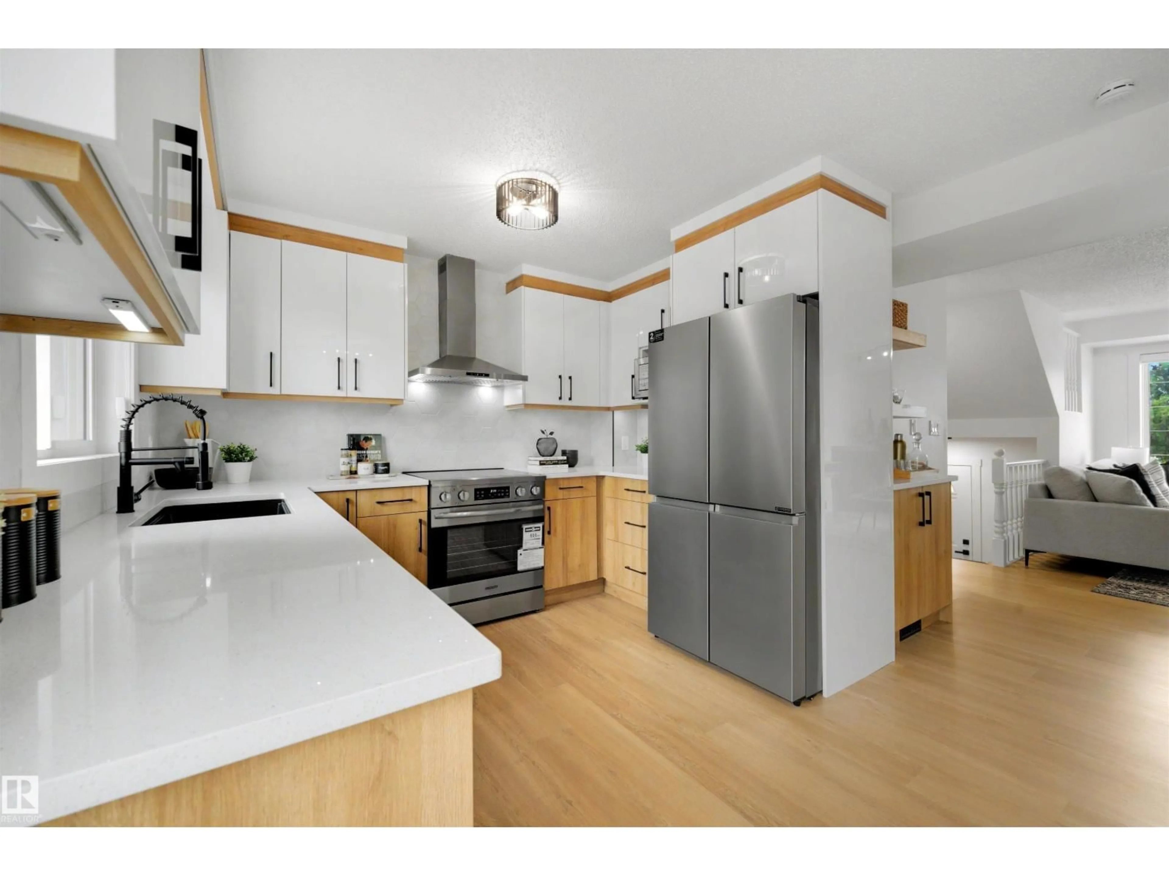 Open concept kitchen, unknown for 12611 47 ST, Edmonton Alberta T5A5B1