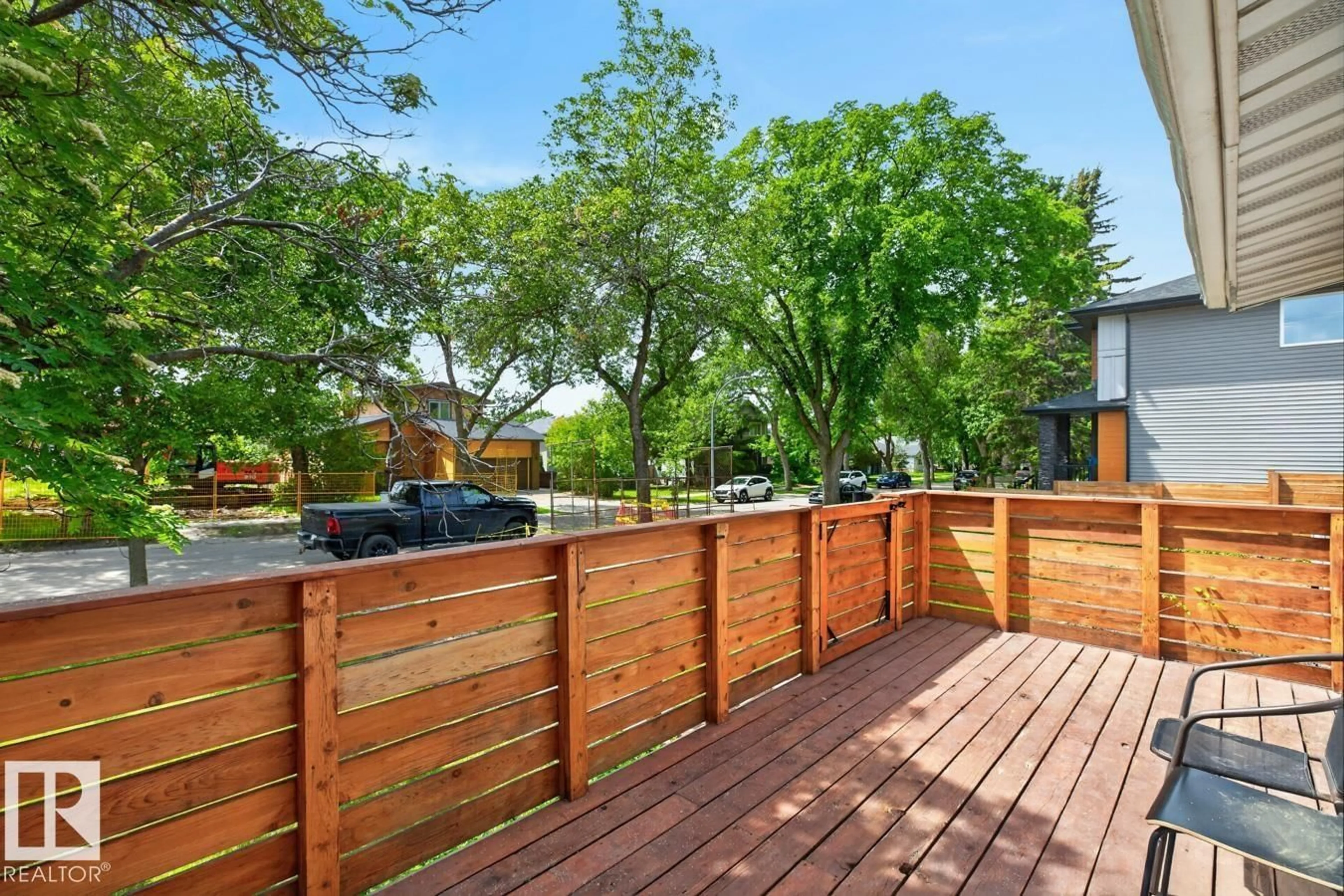 Patio, street for 9102 83 AV, Edmonton Alberta T6C1B7