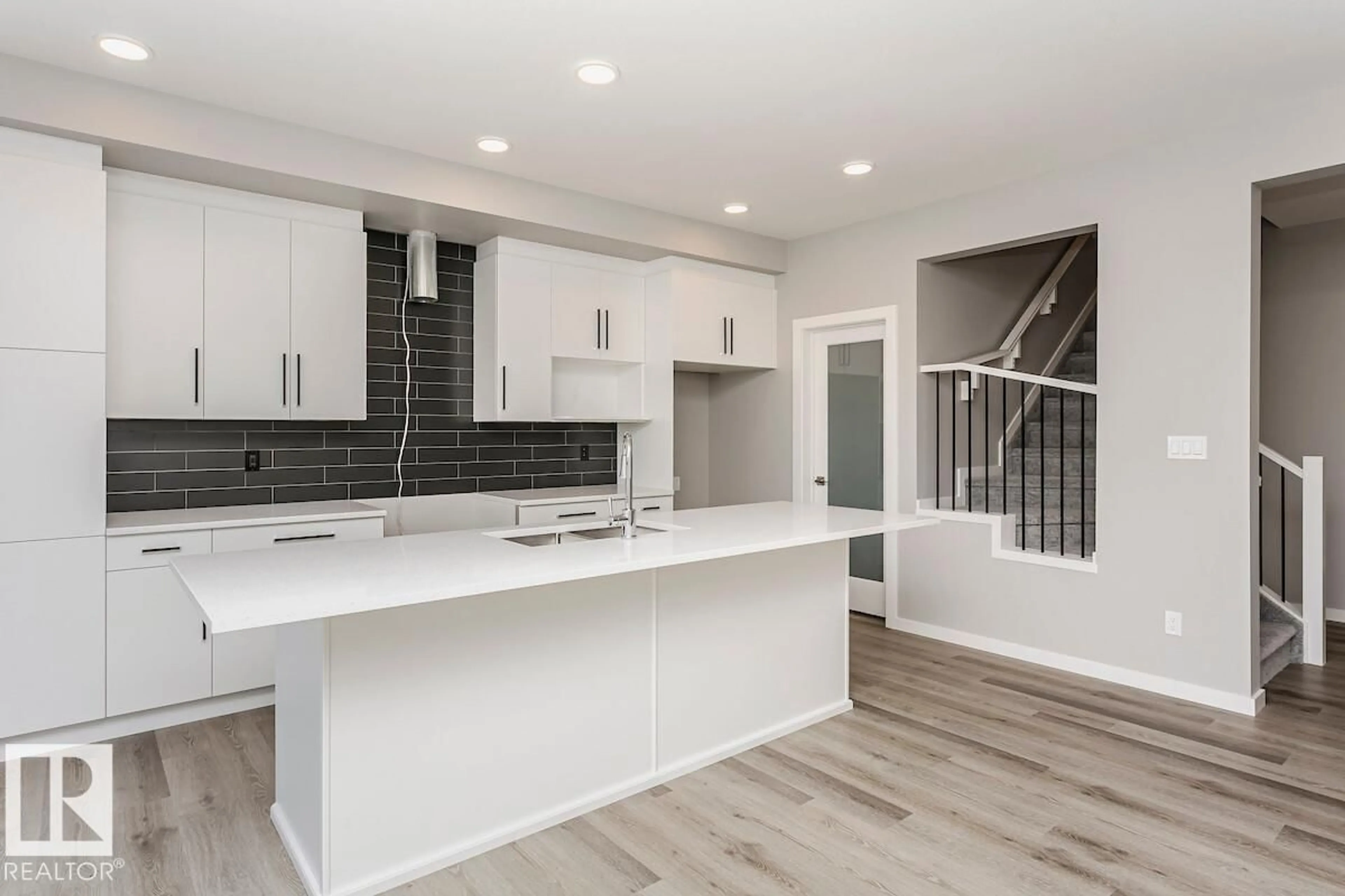 Open concept kitchen, ceramic/tile floor for 52 GAMBEL LO, Spruce Grove Alberta T7X0C9