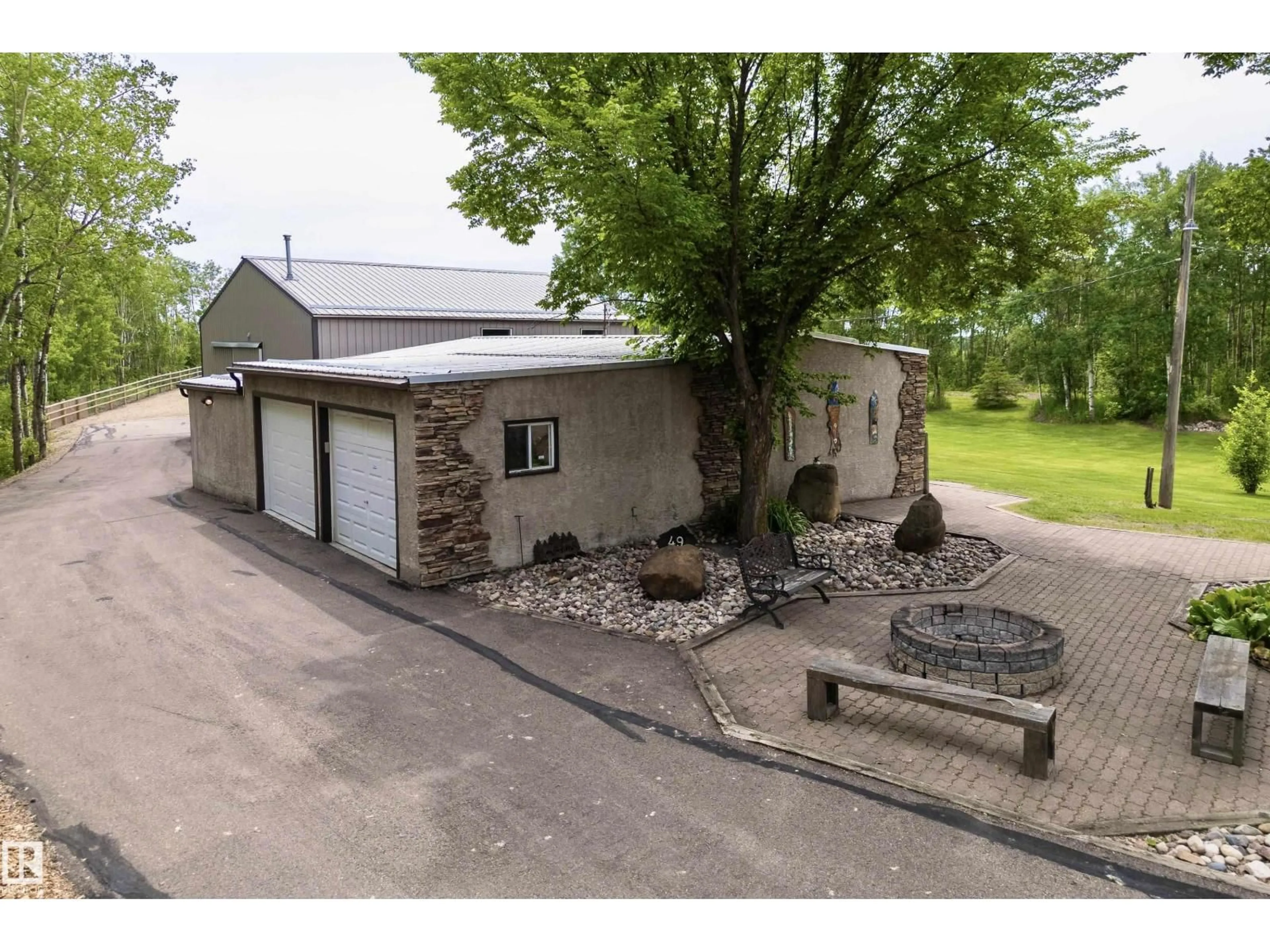 A pic from outside/outdoor area/front of a property/back of a property/a pic from drone, building for 51248 - 49 RANGE ROAD 231, Rural Strathcona County Alberta T8B1K7