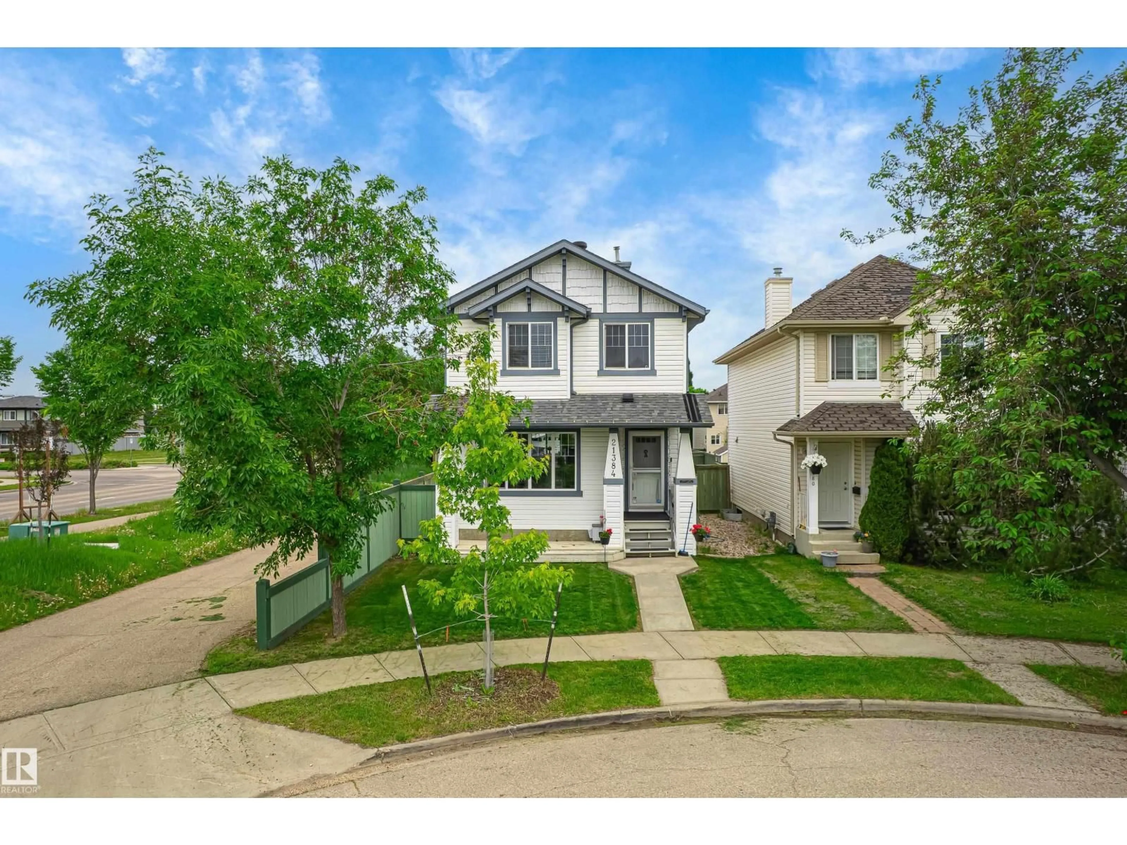 A pic from outside/outdoor area/front of a property/back of a property/a pic from drone, street for 21384 88 AV, Edmonton Alberta T5T6V1