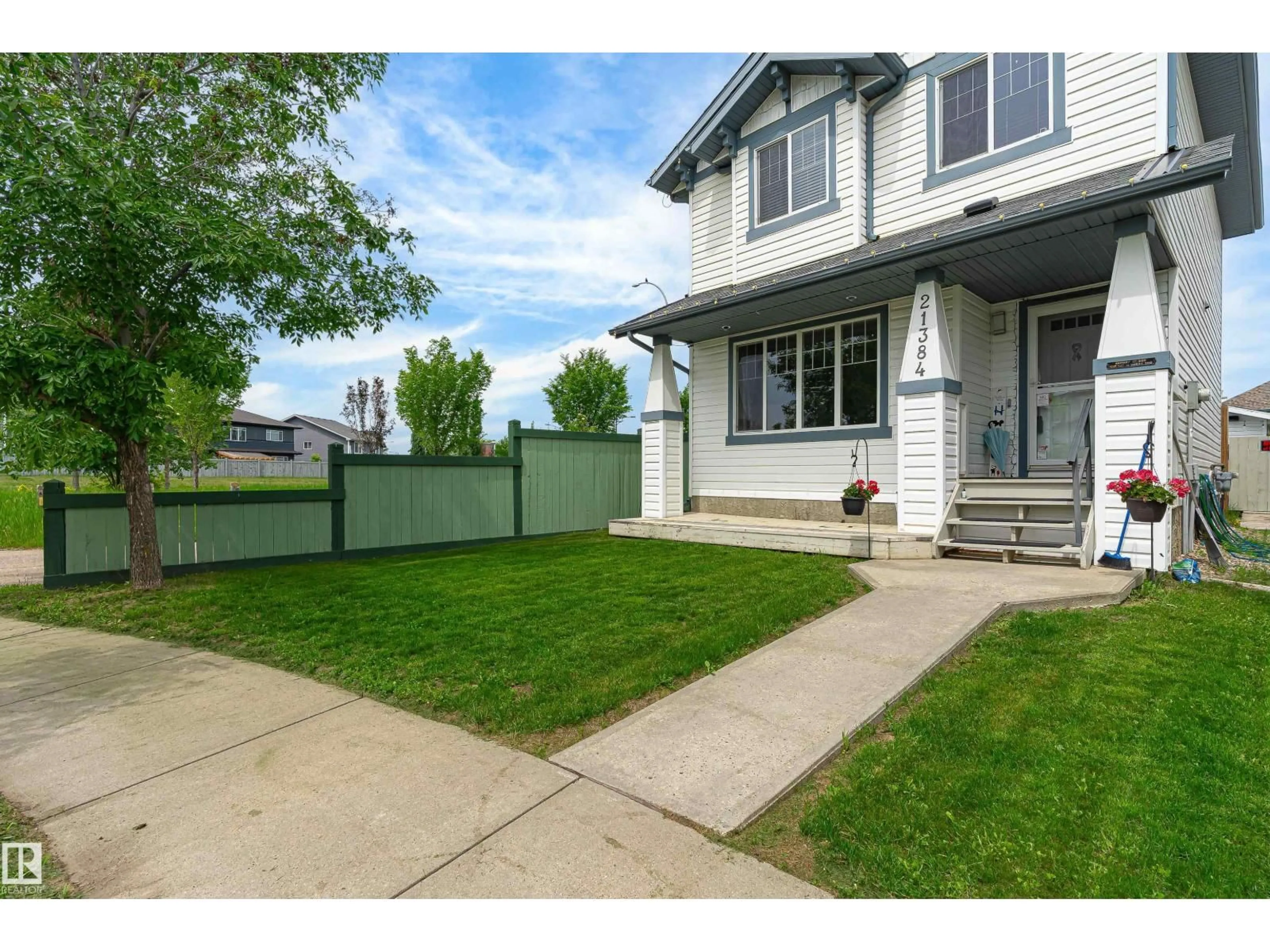 A pic from outside/outdoor area/front of a property/back of a property/a pic from drone, street for 21384 88 AV, Edmonton Alberta T5T6V1