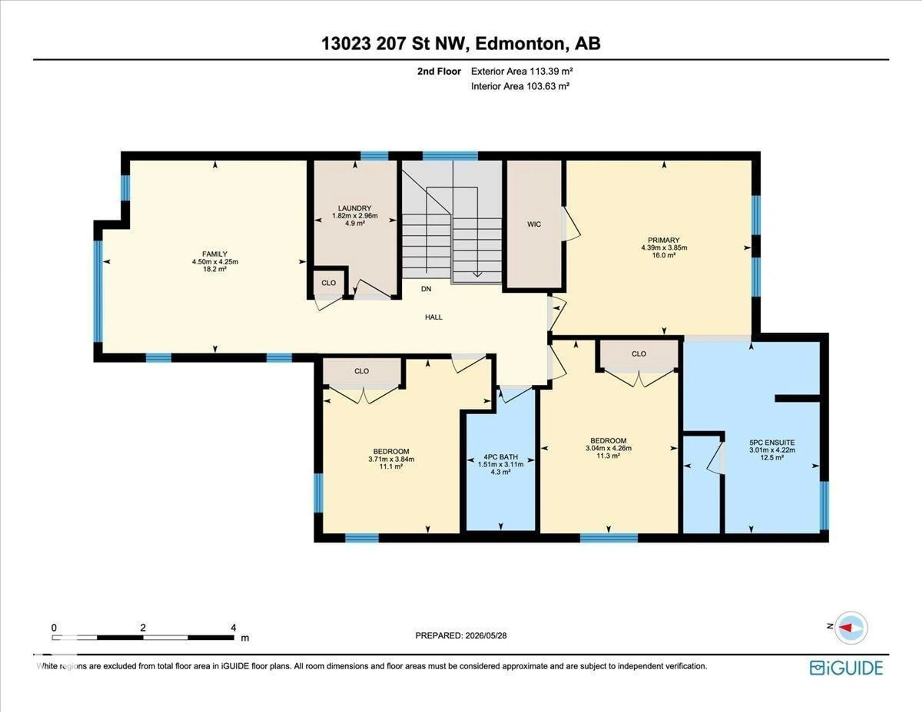Floor plan for 13023 207 ST, Edmonton Alberta T5S0J4
