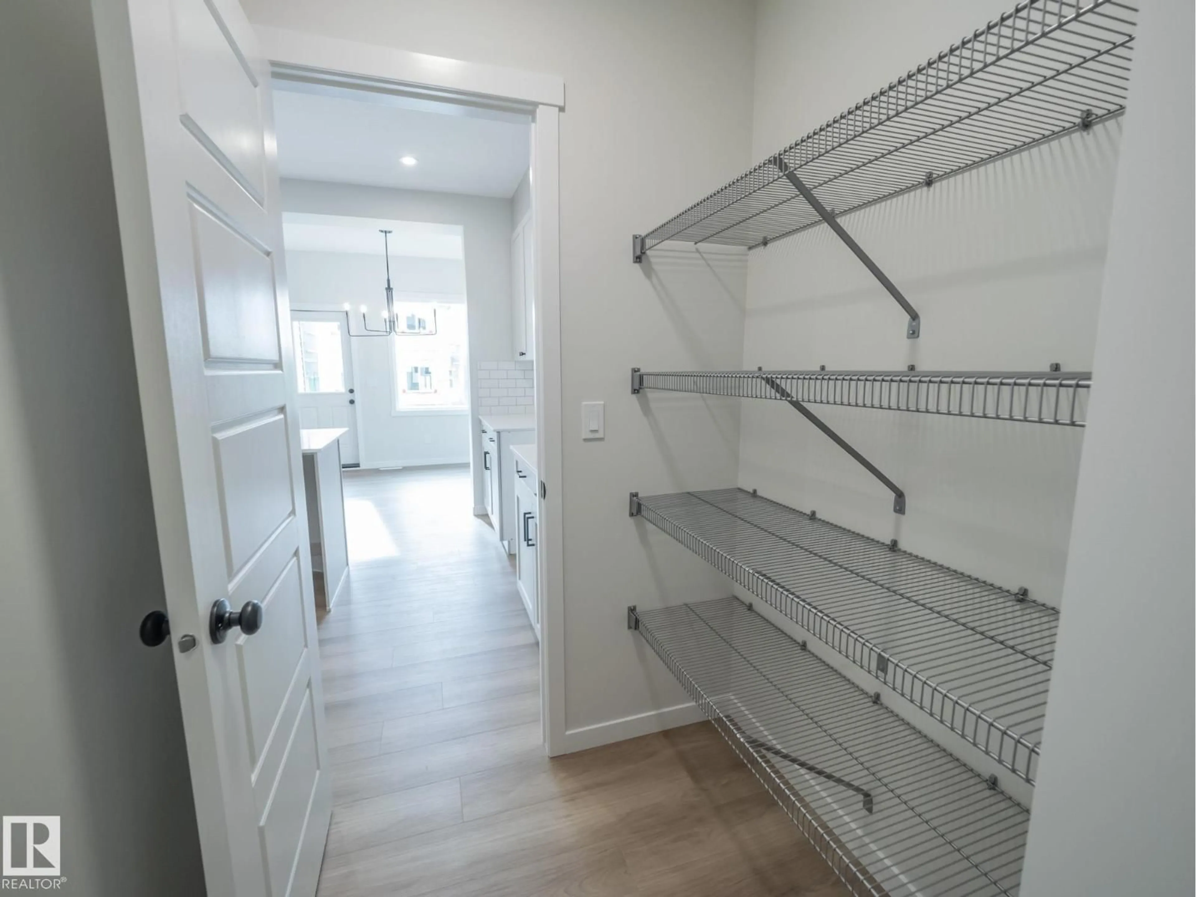 Storage room or clothes room or walk-in closet for 80 NERINE CR, St. Albert Alberta T8N8E9