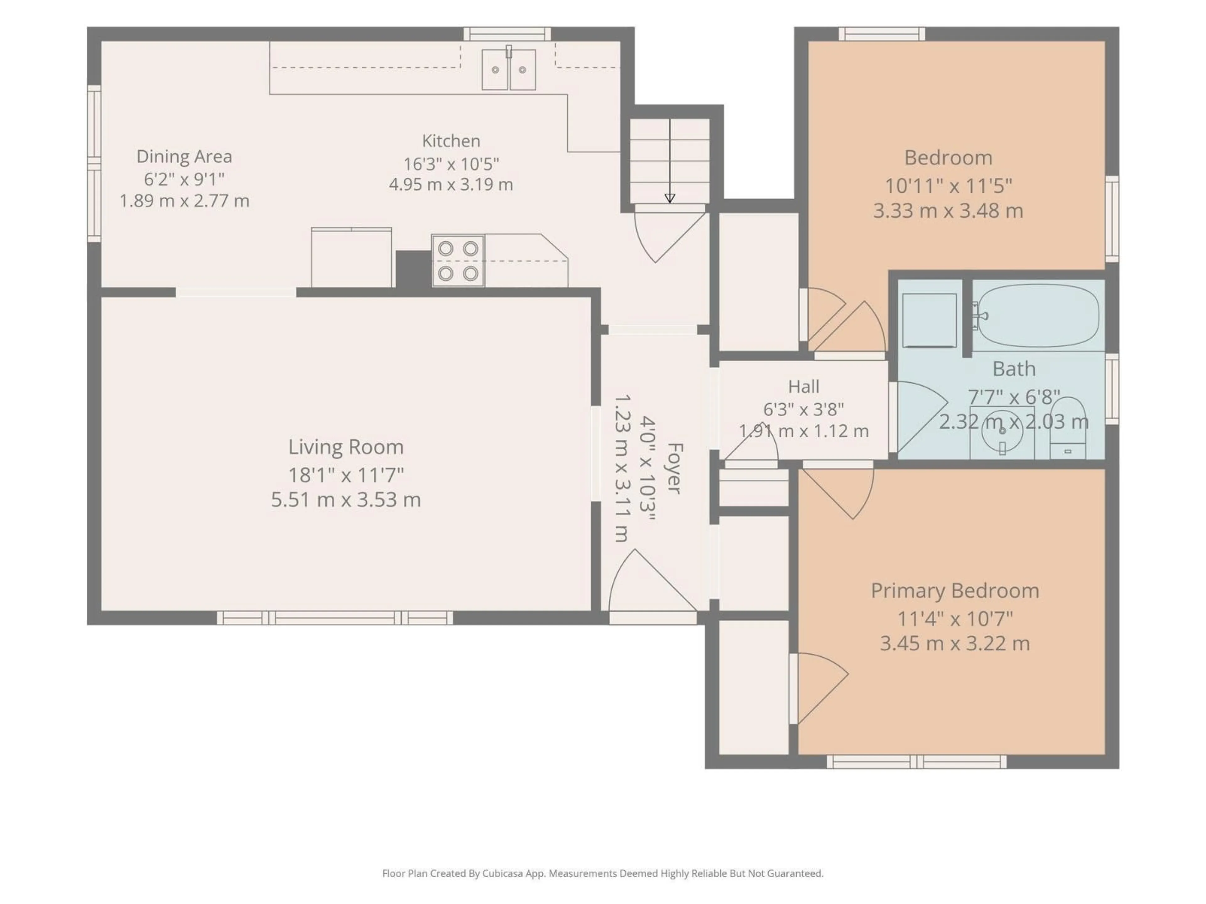 Floor plan for 4702 54 A AV, Vegreville Alberta T9C1G2