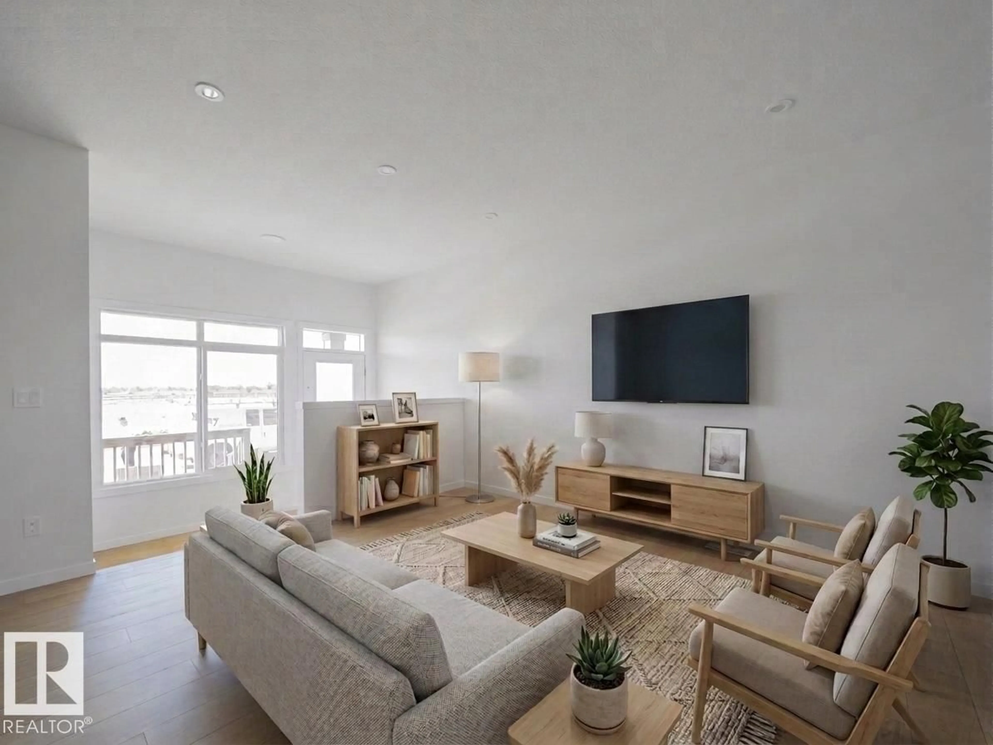 Living room with furniture, unknown for 424 176 AV, Edmonton Alberta T5Y4K6