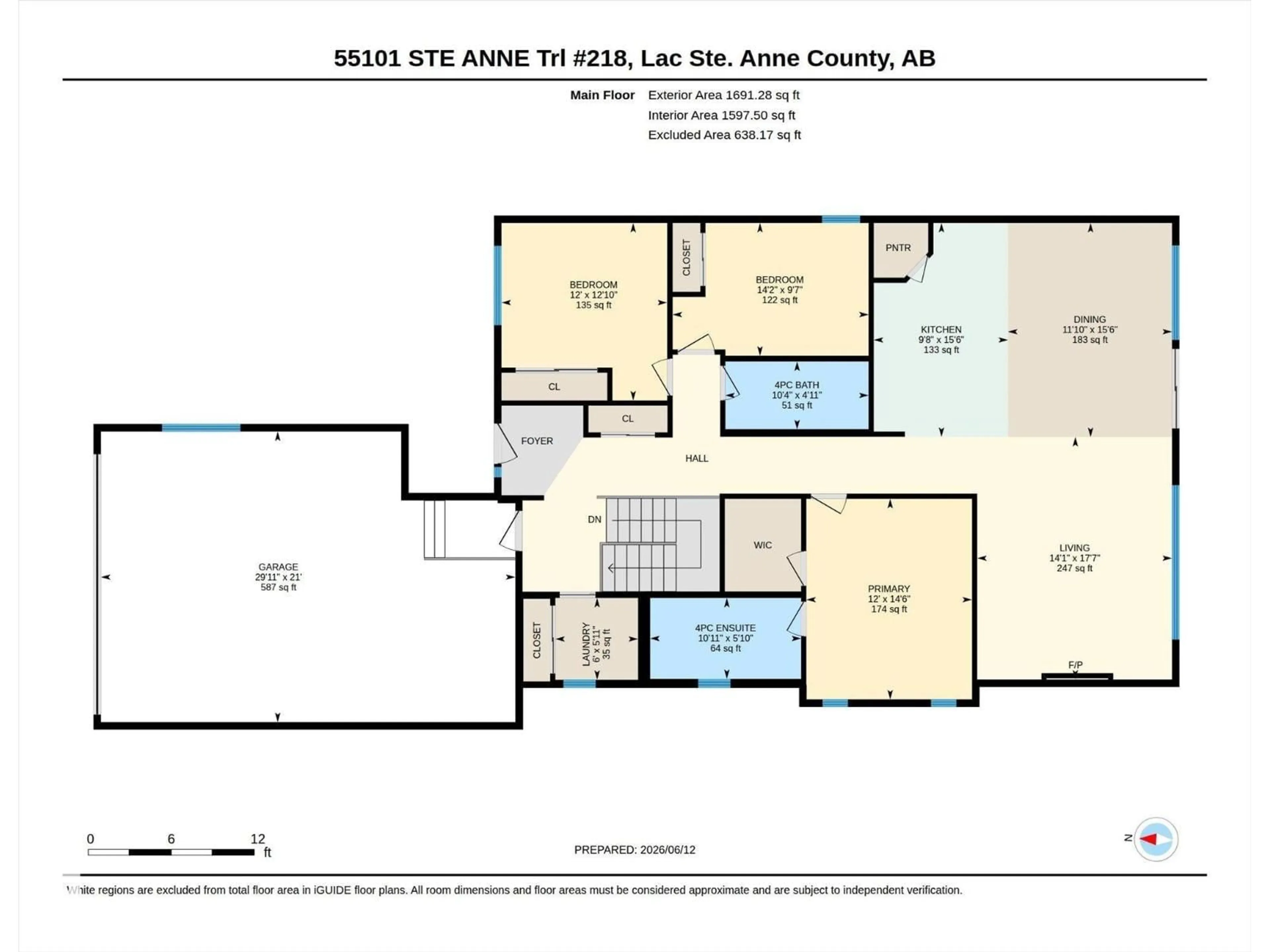 Floor plan for 55101 - 218 STE ANNE TRAIL, Rural Lac Ste. Anne County Alberta T0E1A1