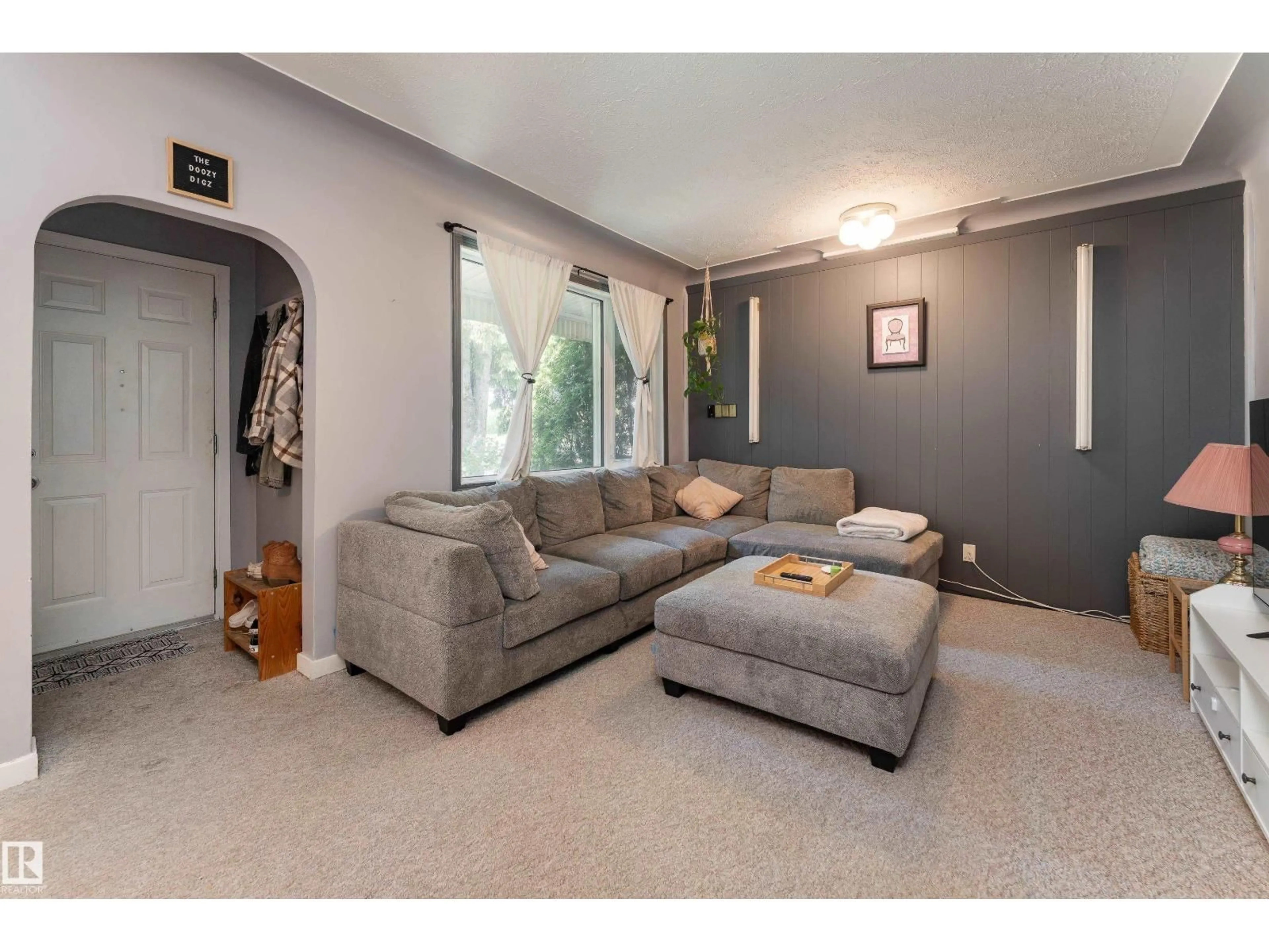 Living room with furniture, unknown for 9011 95 ST, Edmonton Alberta T6C3W7